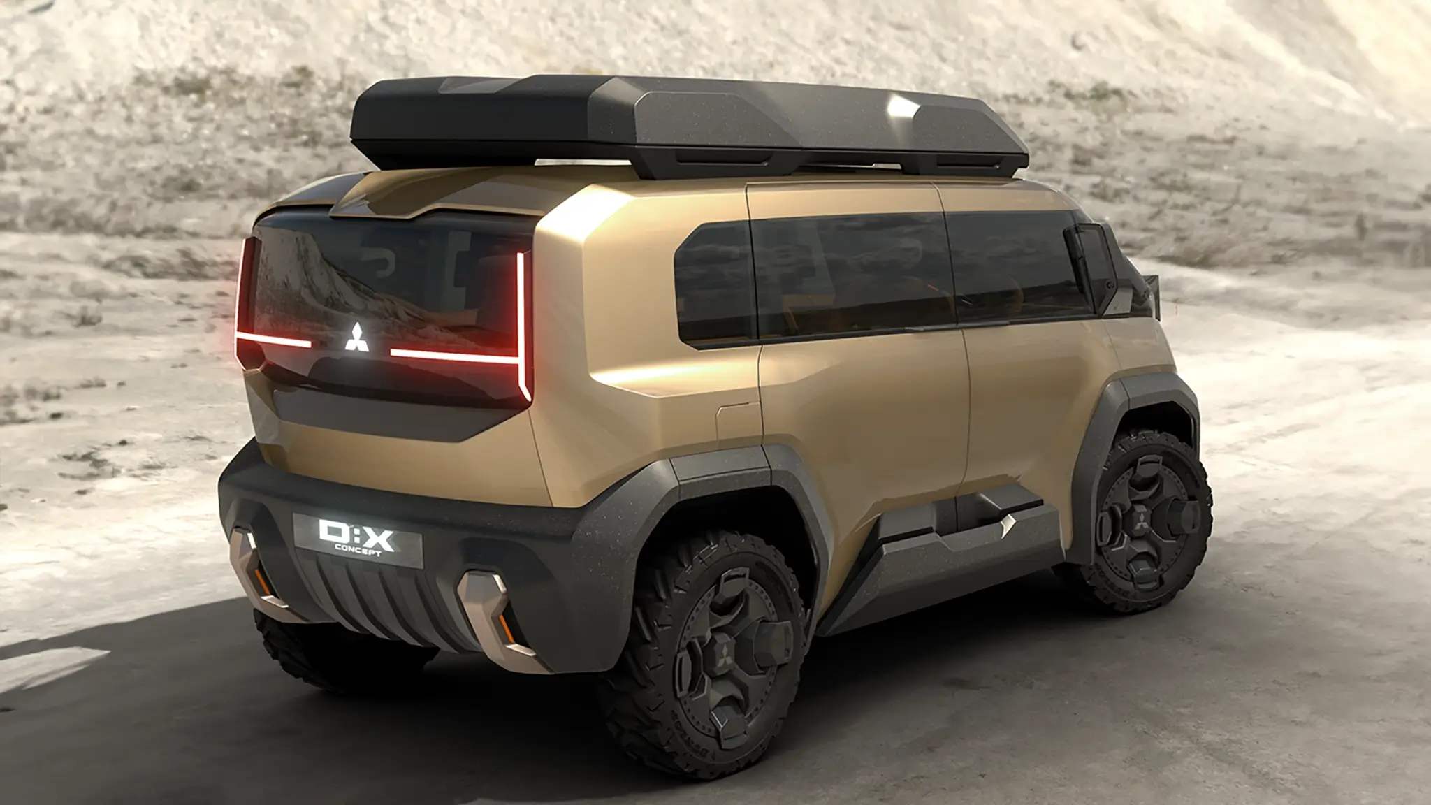 Mitsubishi DX Concept 3/4 de traseira