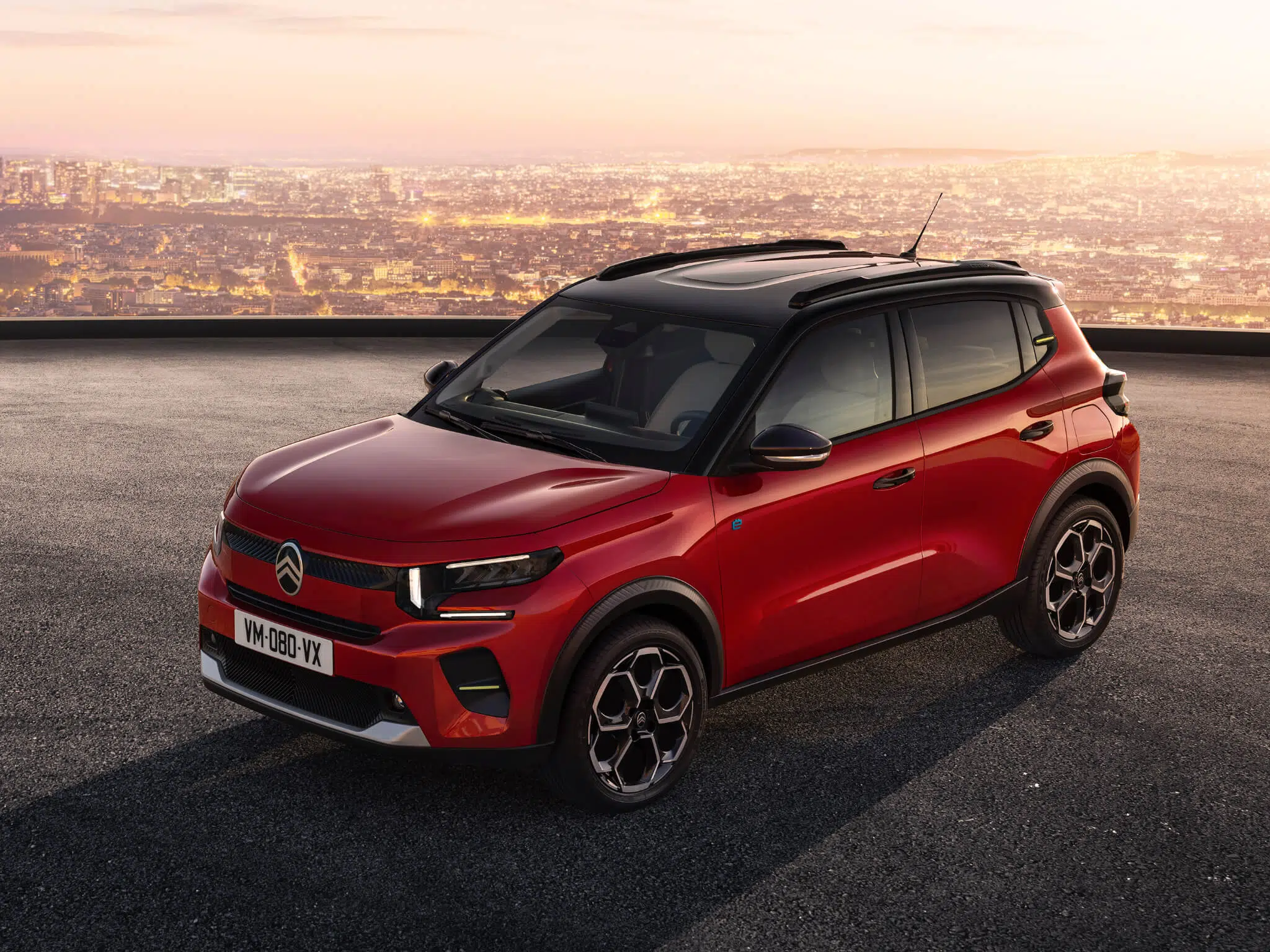 Novo Citroën ë-C3 vista de frente