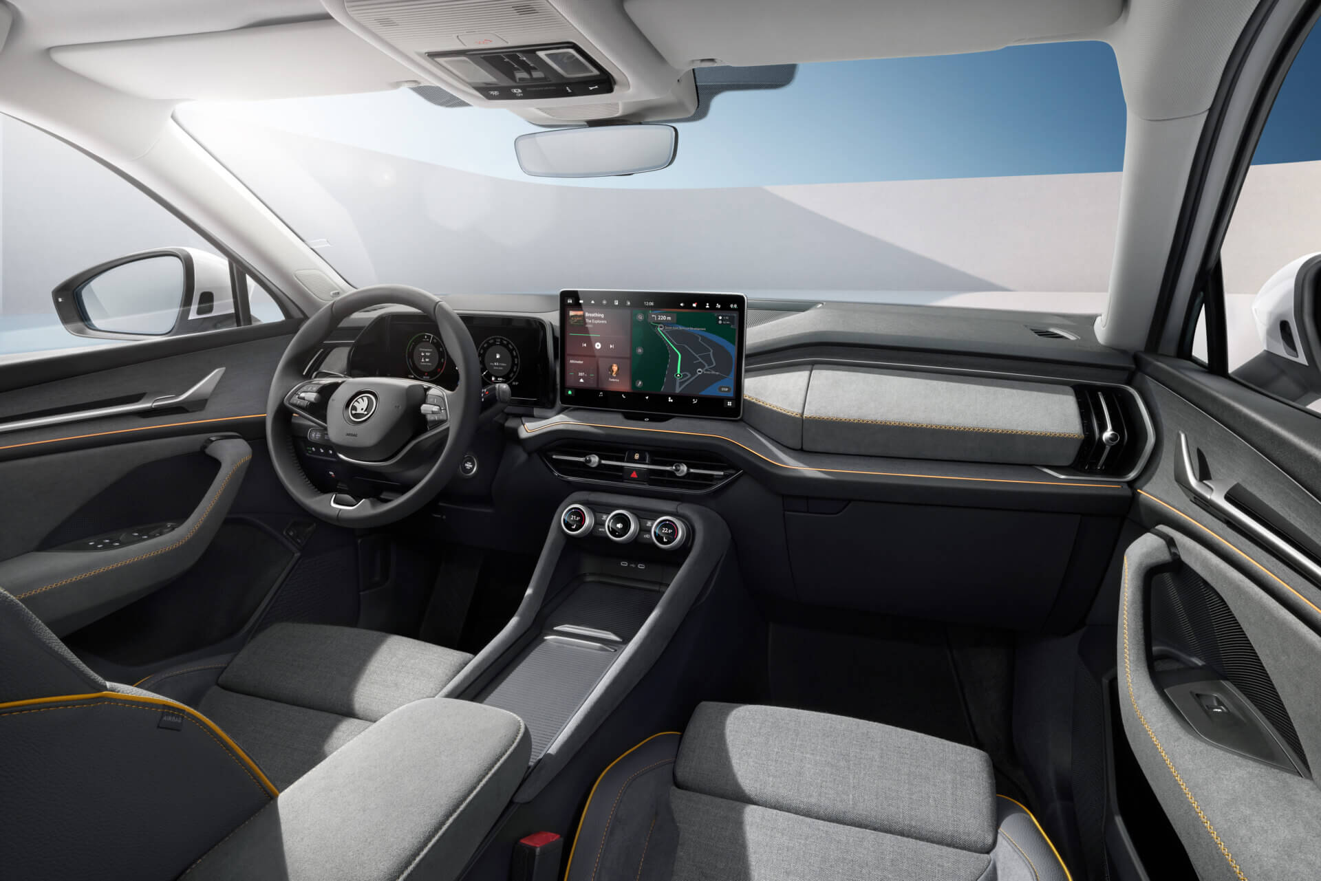 Novo Skoda Kodiaq 2024 interior