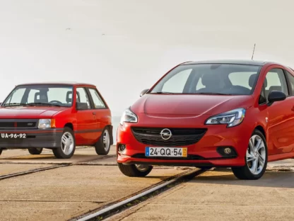 Opel Corsa duas gerações
