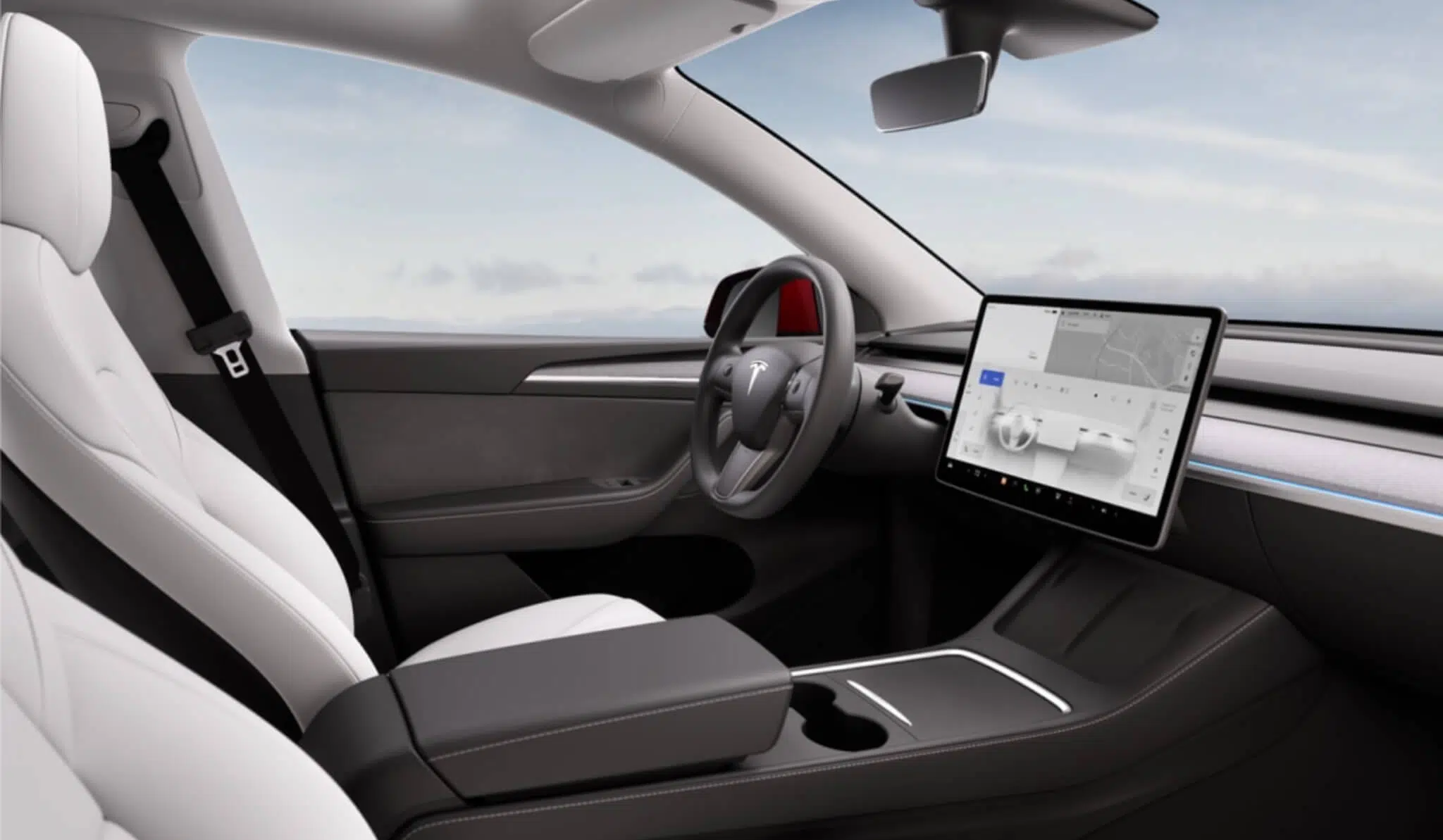 Renovado Tesla Model Y China interior