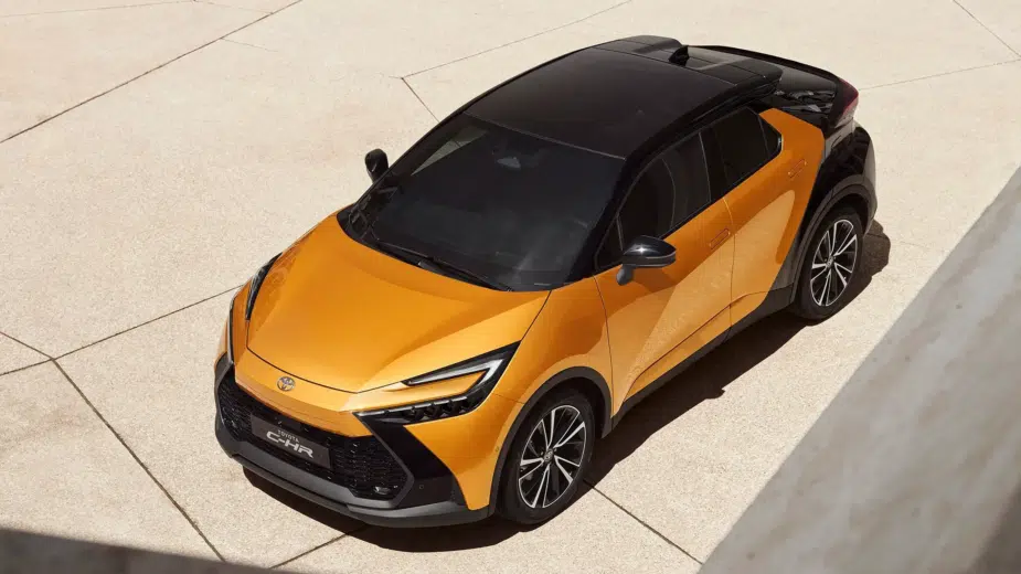 Toyota C-HR visto de cima