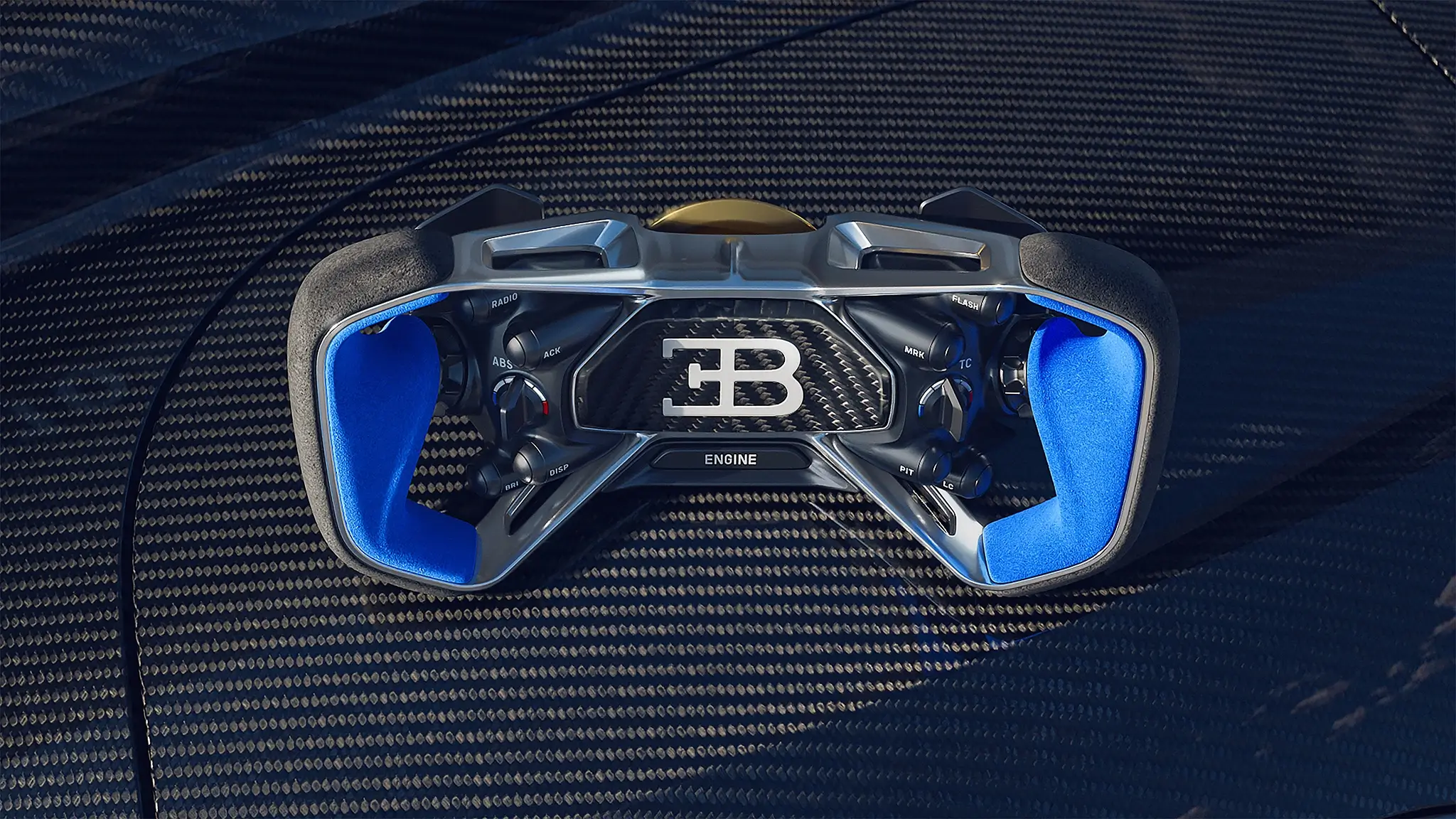 Volante do Bugatti Bolide