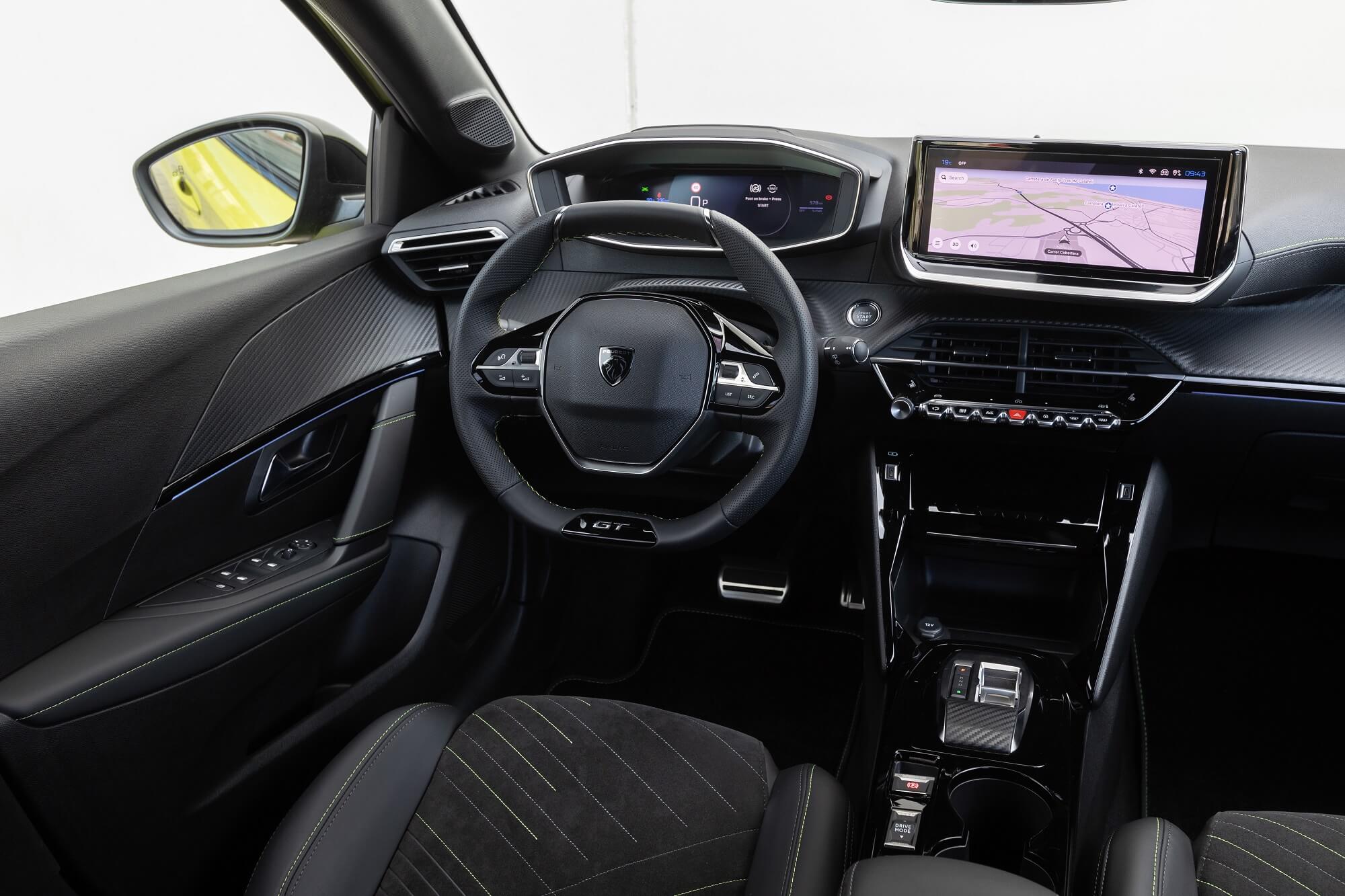 Peugeot E208 interior
