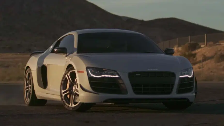 Audi R8 deriva, frente