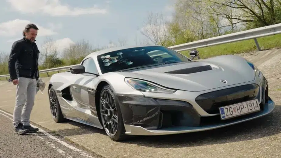 Richard Hammond com Rimac Nevera