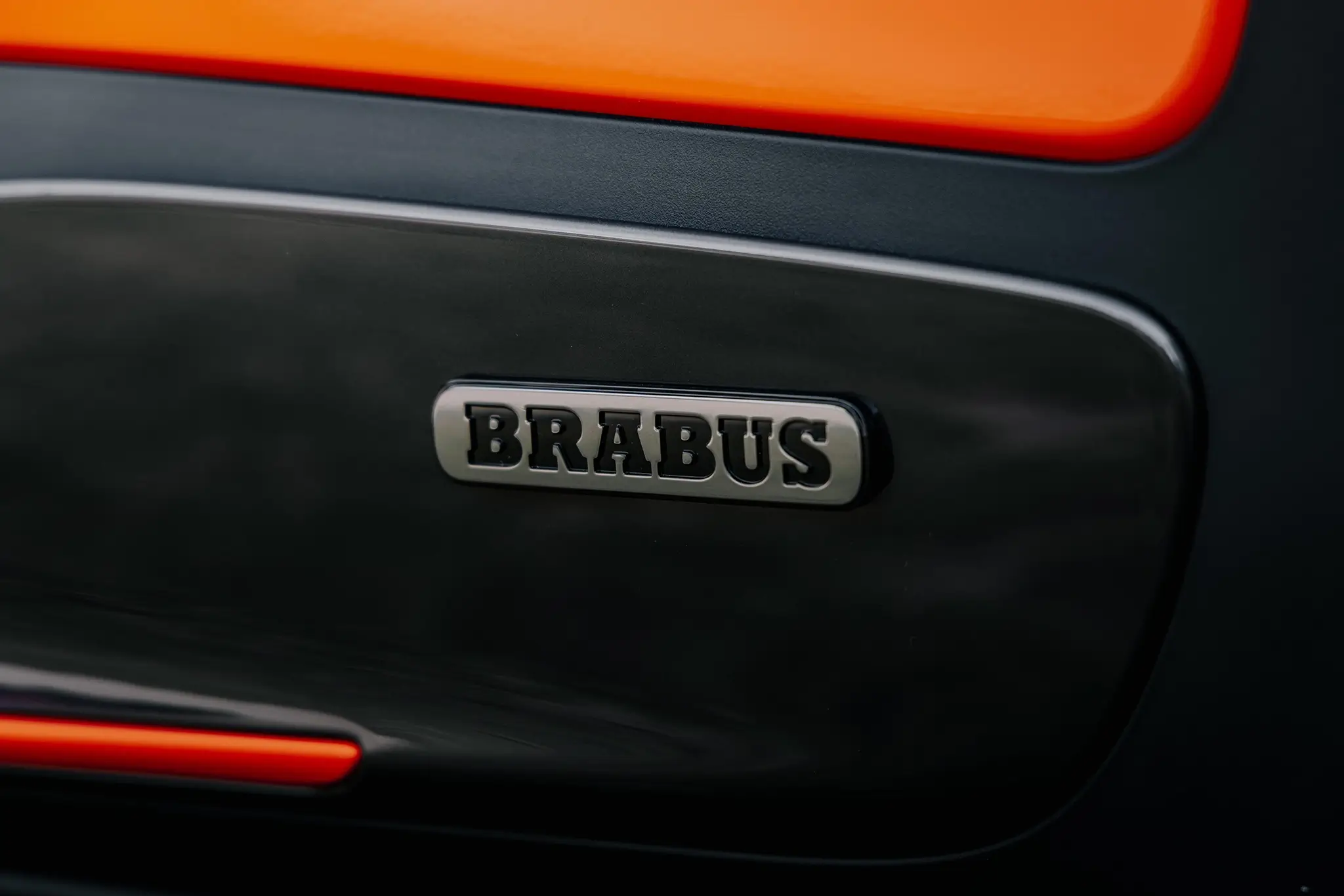 smart #3 Brabus - logótipo da Brabus no interior