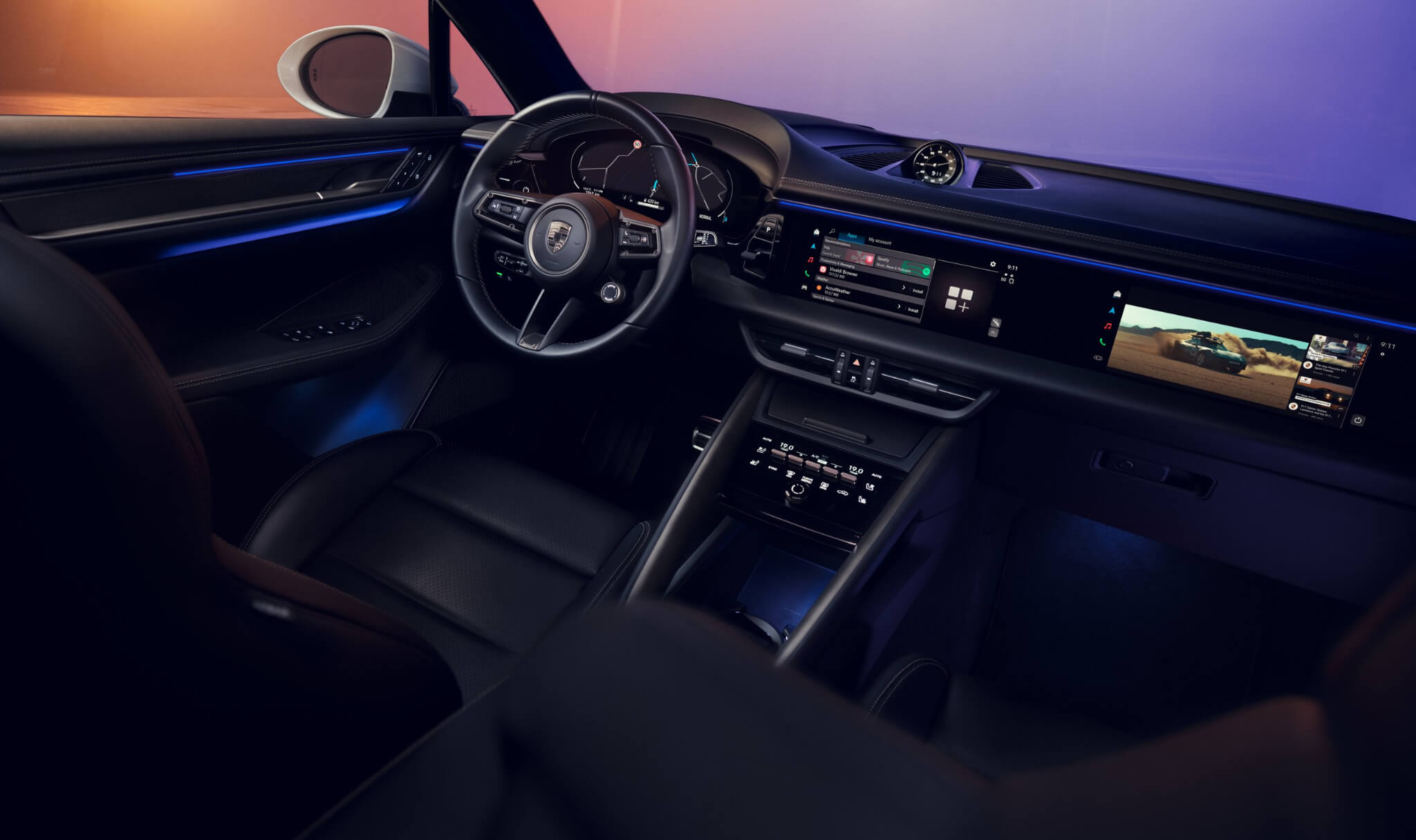 INTERIOR NOVO PORSCHE MACAN