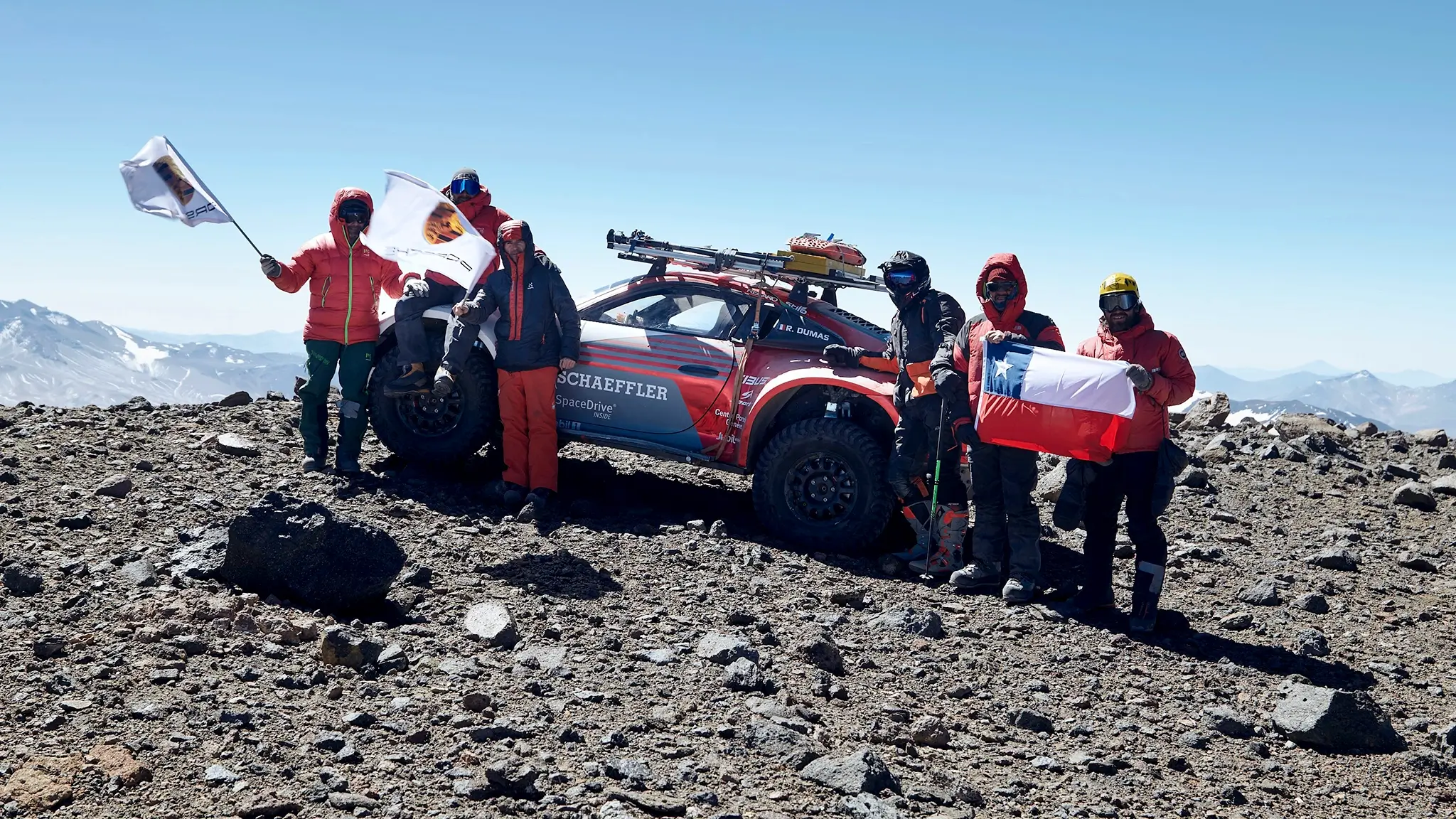 Recorde de altitude com o Porsche 911