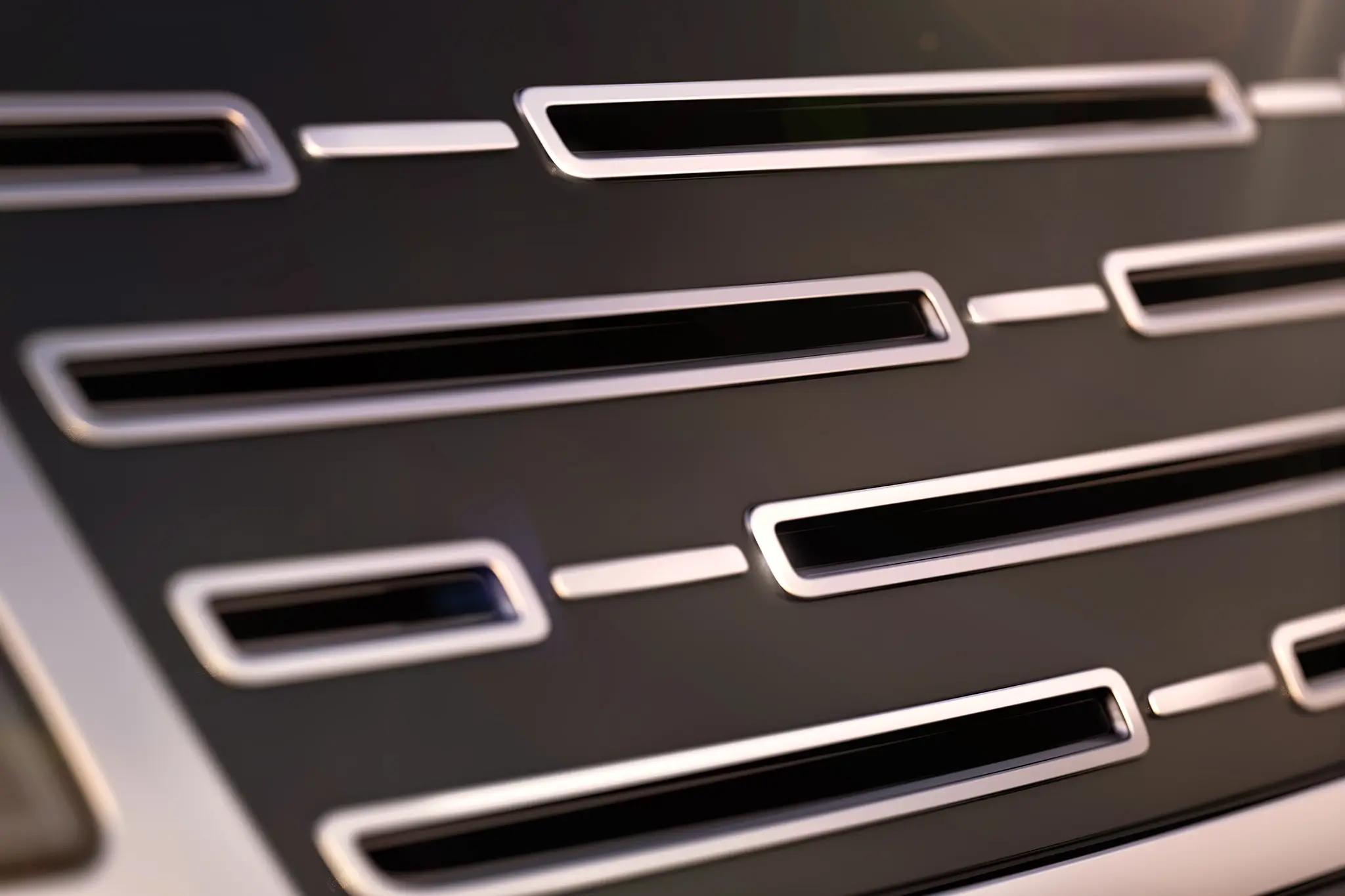 Range Rover EV - detalhe do painel frontal