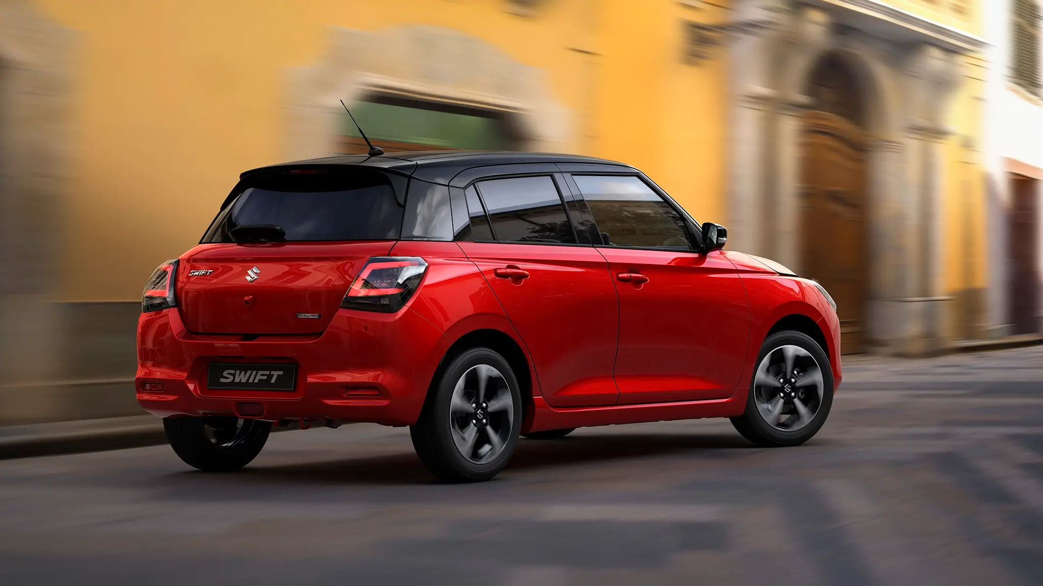 Suzuki Swift - 3/4 de traseira