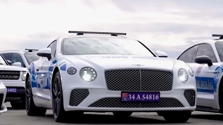 Bentley Continental GT da polícia turca