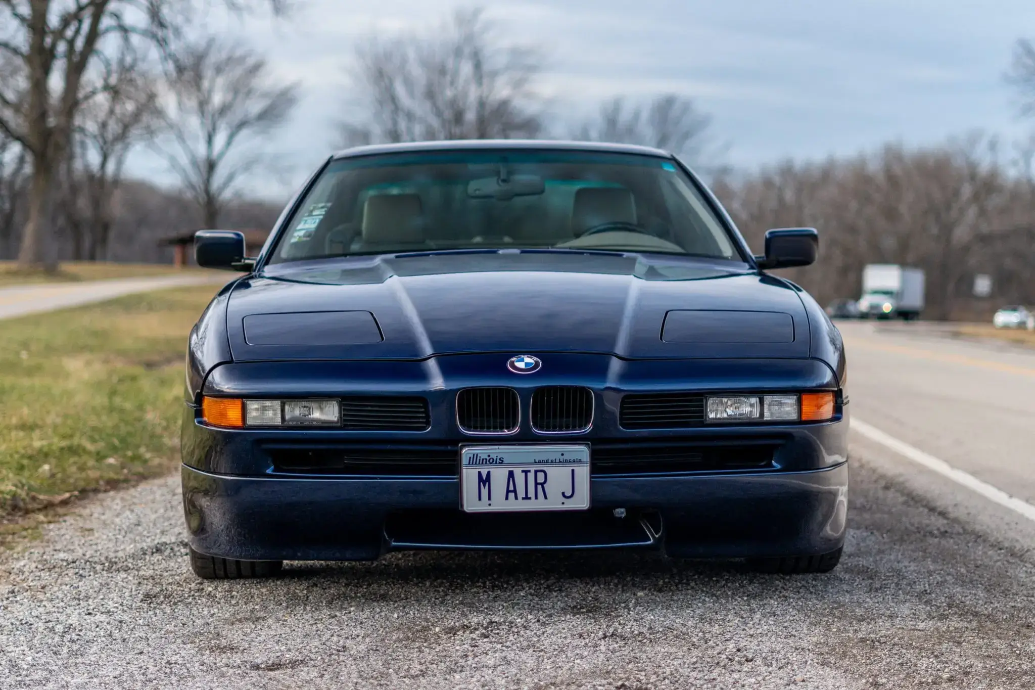 BMW 850i de 1991 - frente