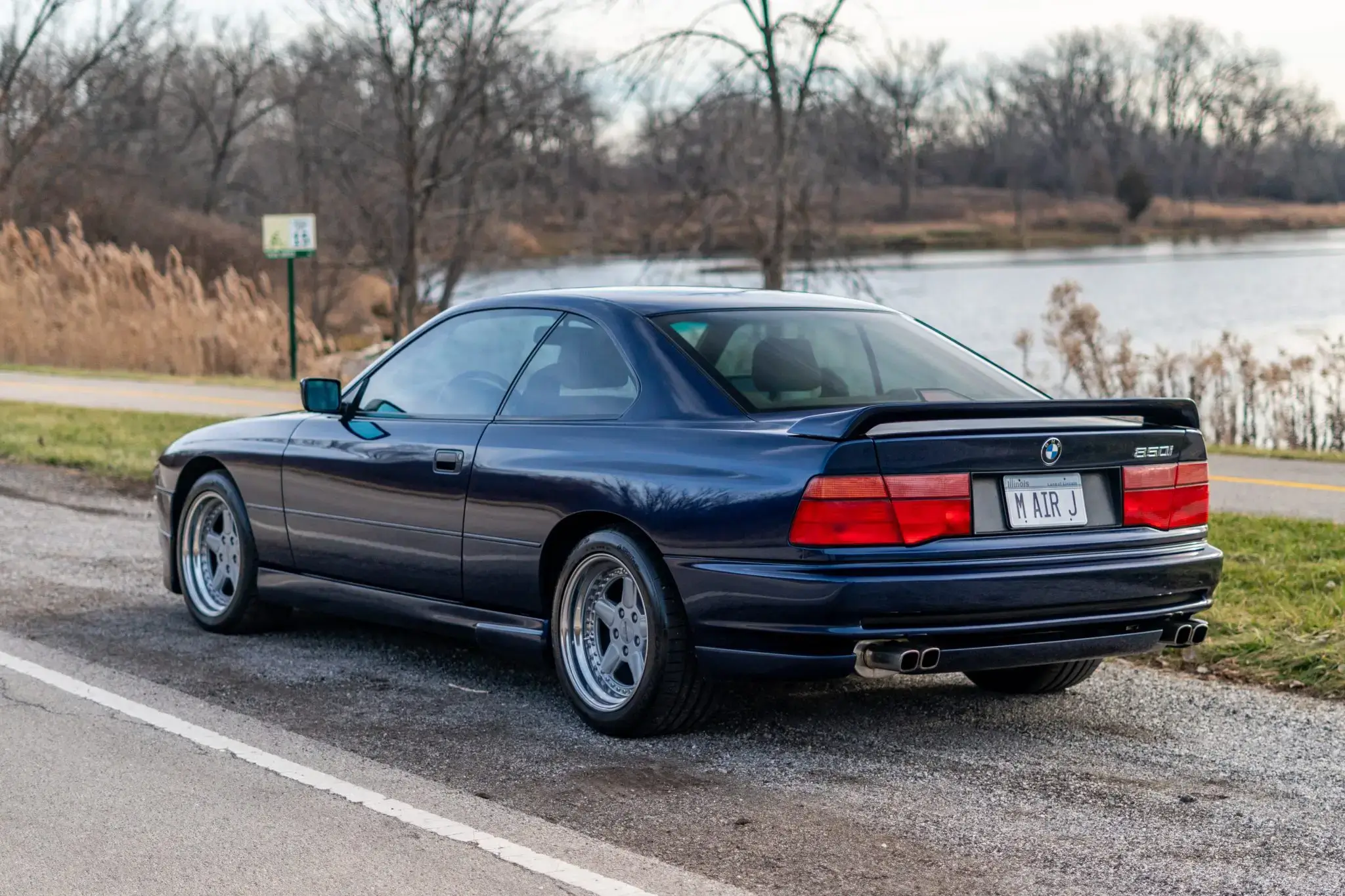 BMW 850i de 1991 - 3/4 de traseira