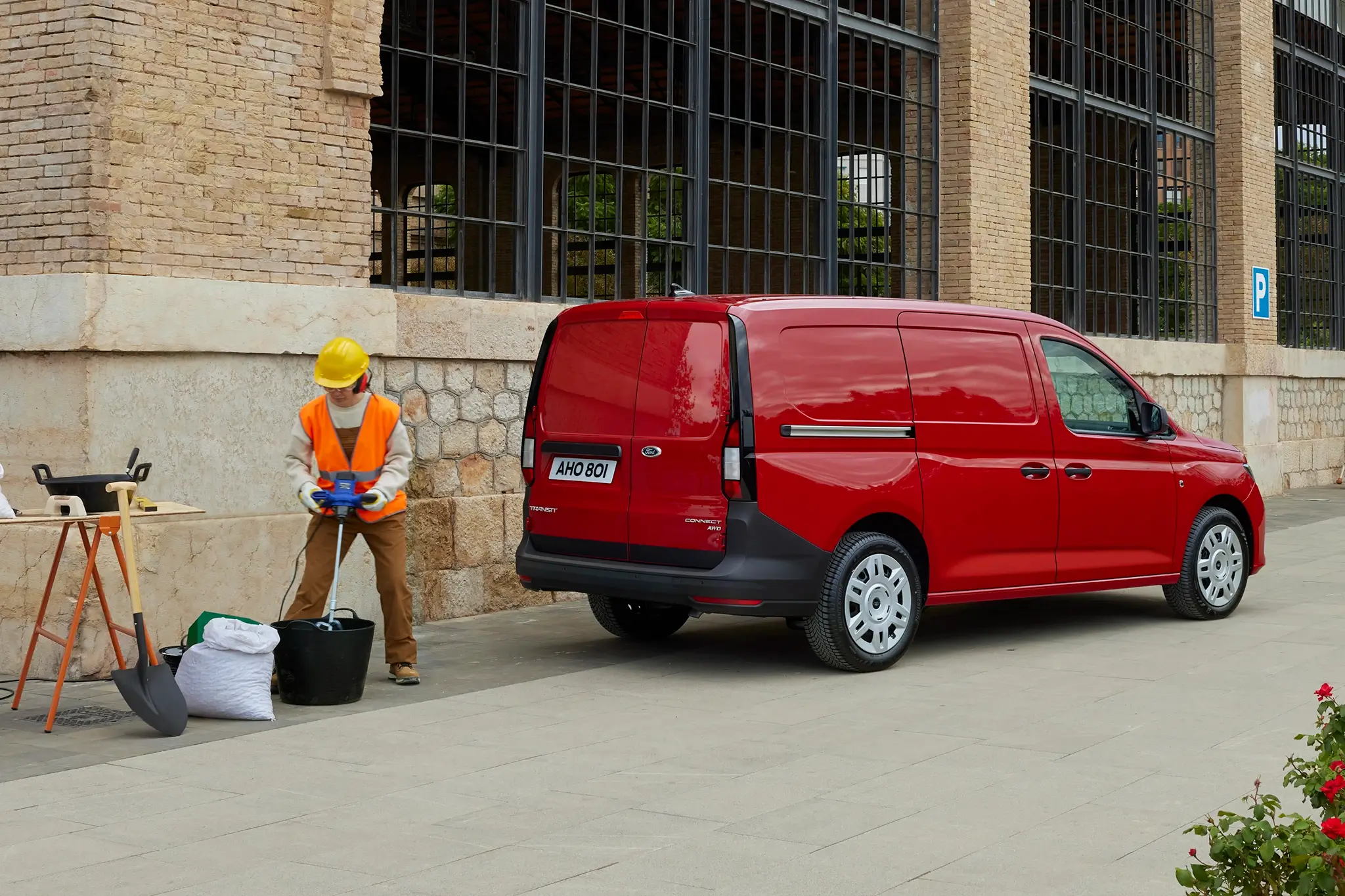 Ford Transit Connect LWB - 3/4 de traseira