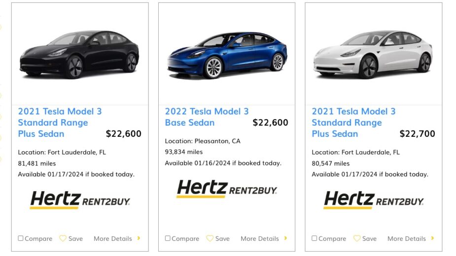 Tesla Model 3 à venda online
