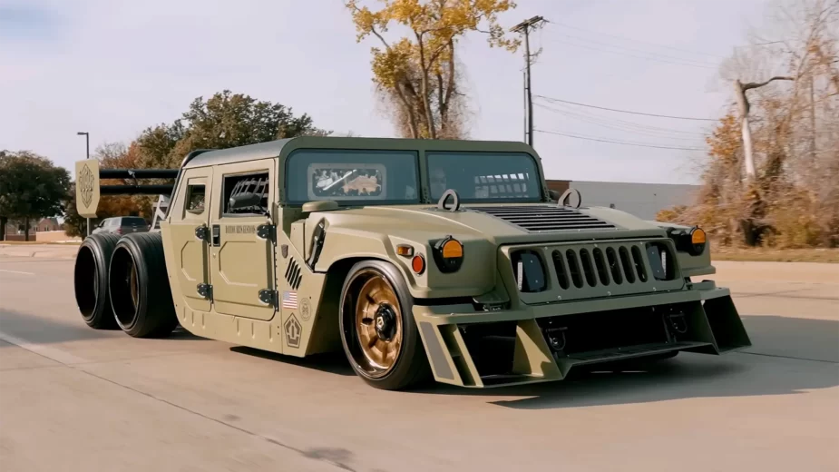 Hummer (Humvee) 6x6 Hellcat - 3/4 de frente