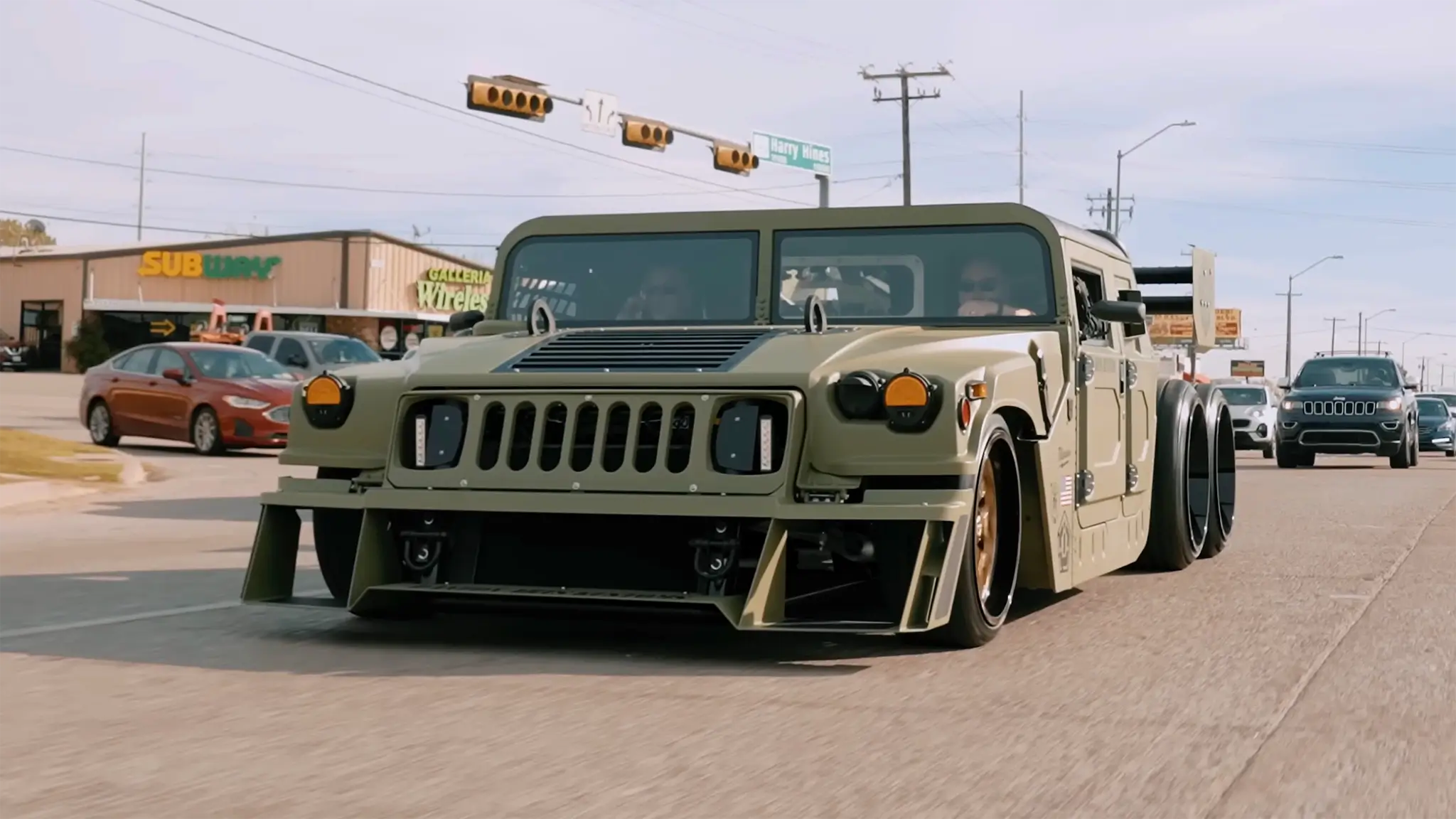 Hummer (Humvee) 6x6 Hellcat - Frente