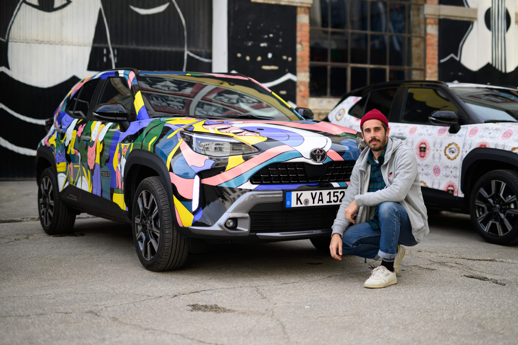 Tosco, Artista responsável por um dos modelos Toyota Yaris Cross