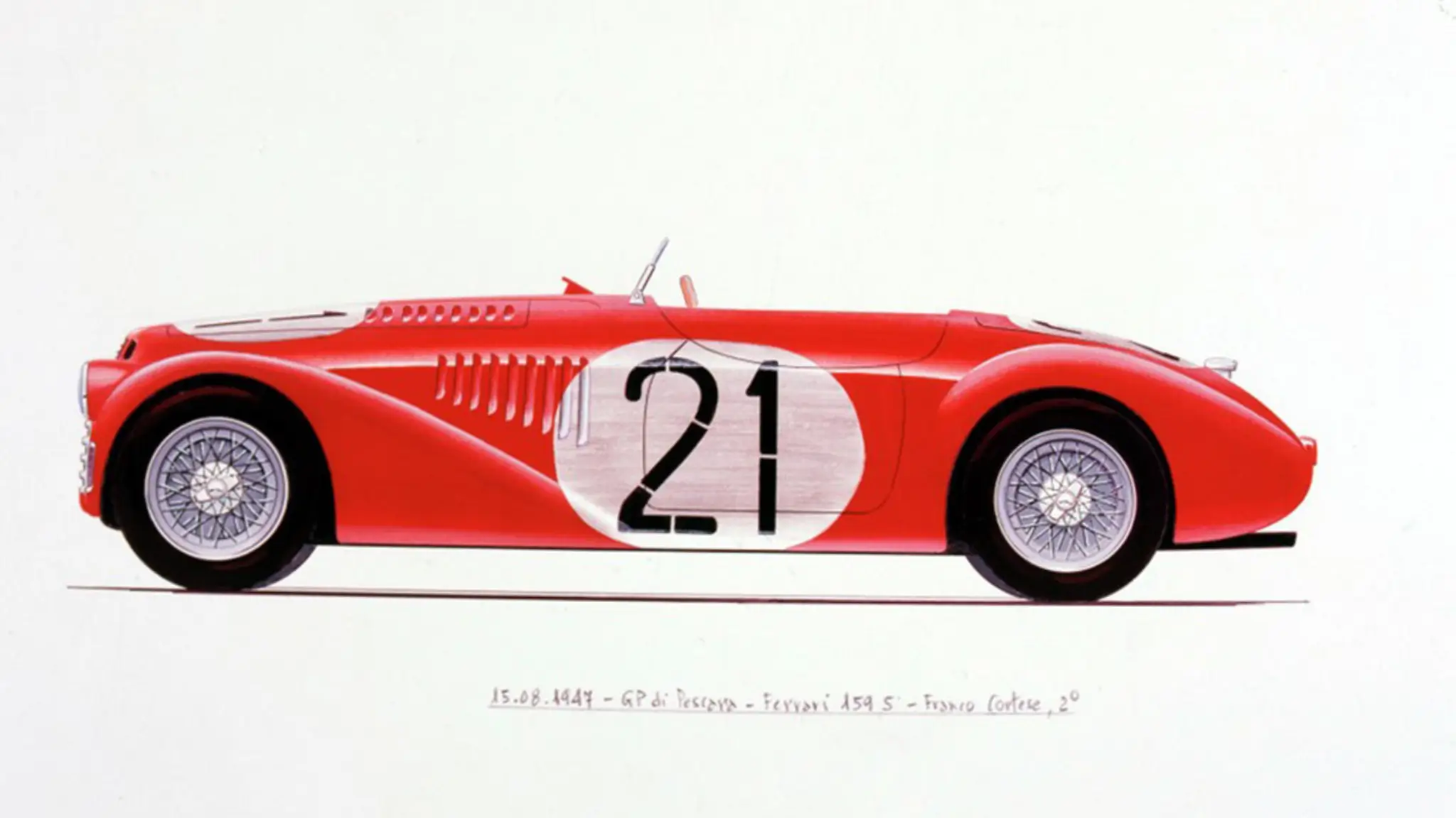 Esboço Ferrari 159 S