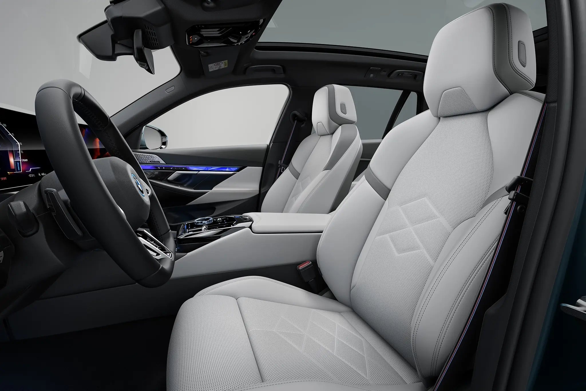 BMW i5 Touring - assentos dianteiros