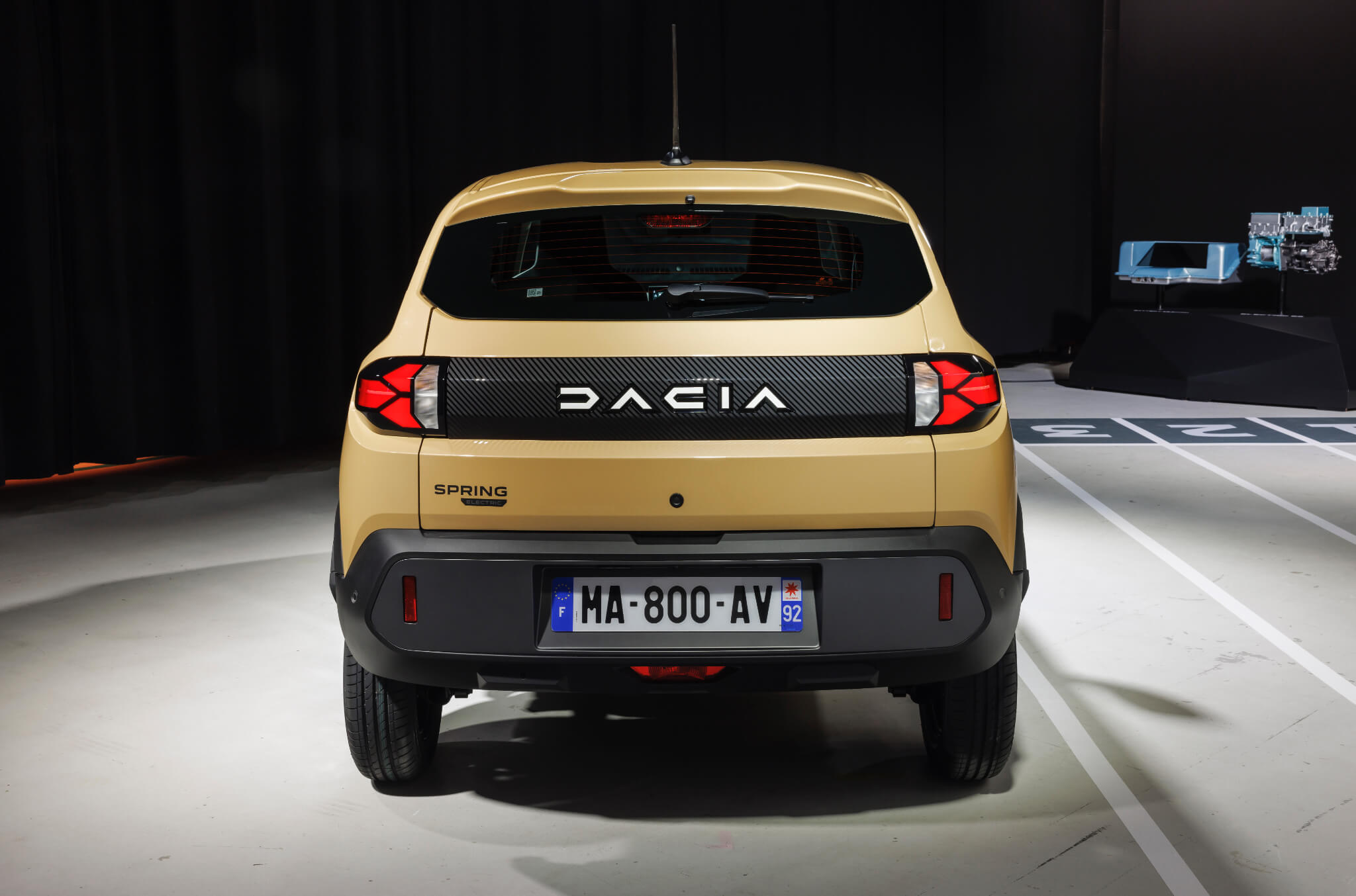 Dacia Spring 2024 traseira