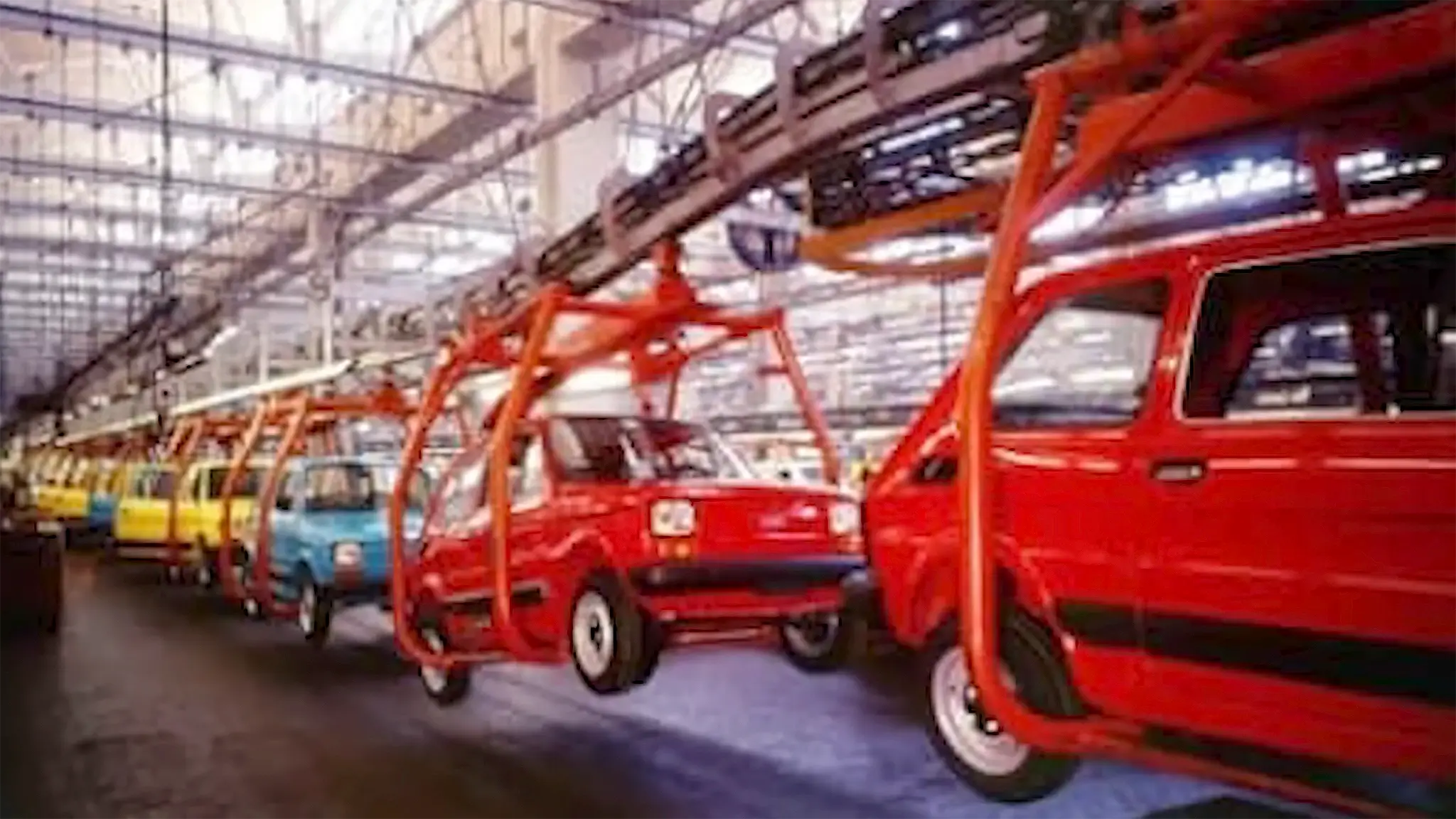 Antiga fábrica da Fiat em Termini Imerese - Produção do Fiat 126