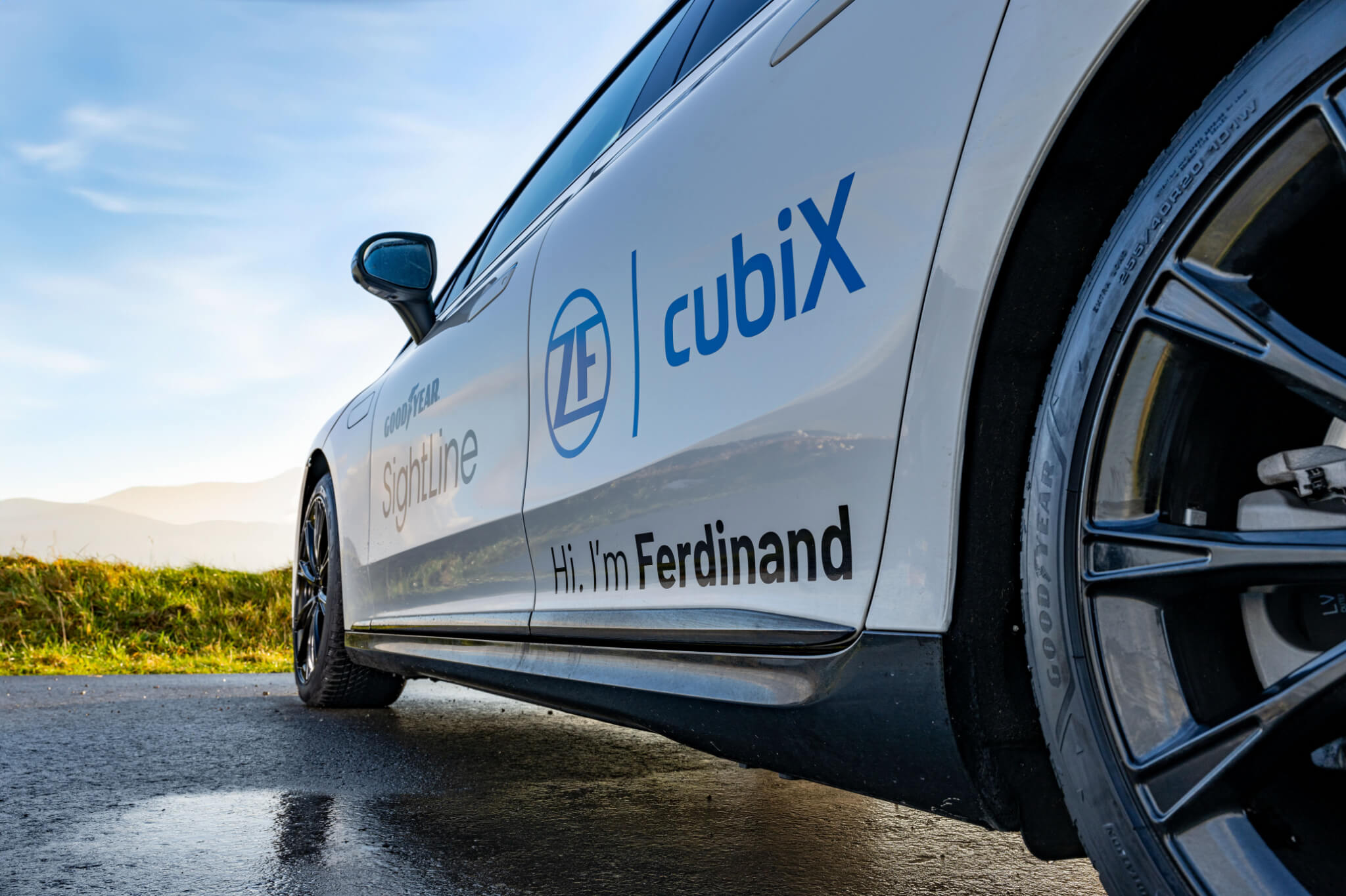 Goodyear e ZF querem acabar com o aquaplaning pneus