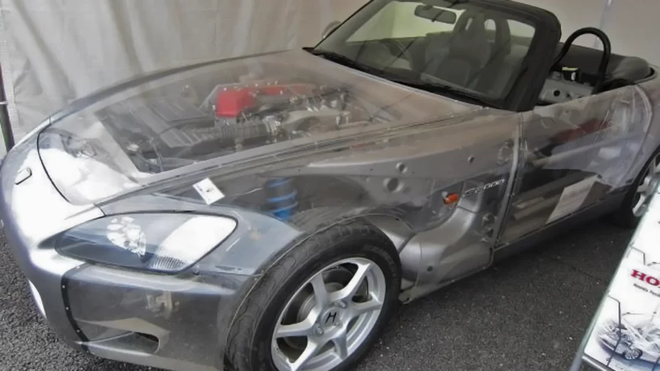 Honda S2000 transparente - frente