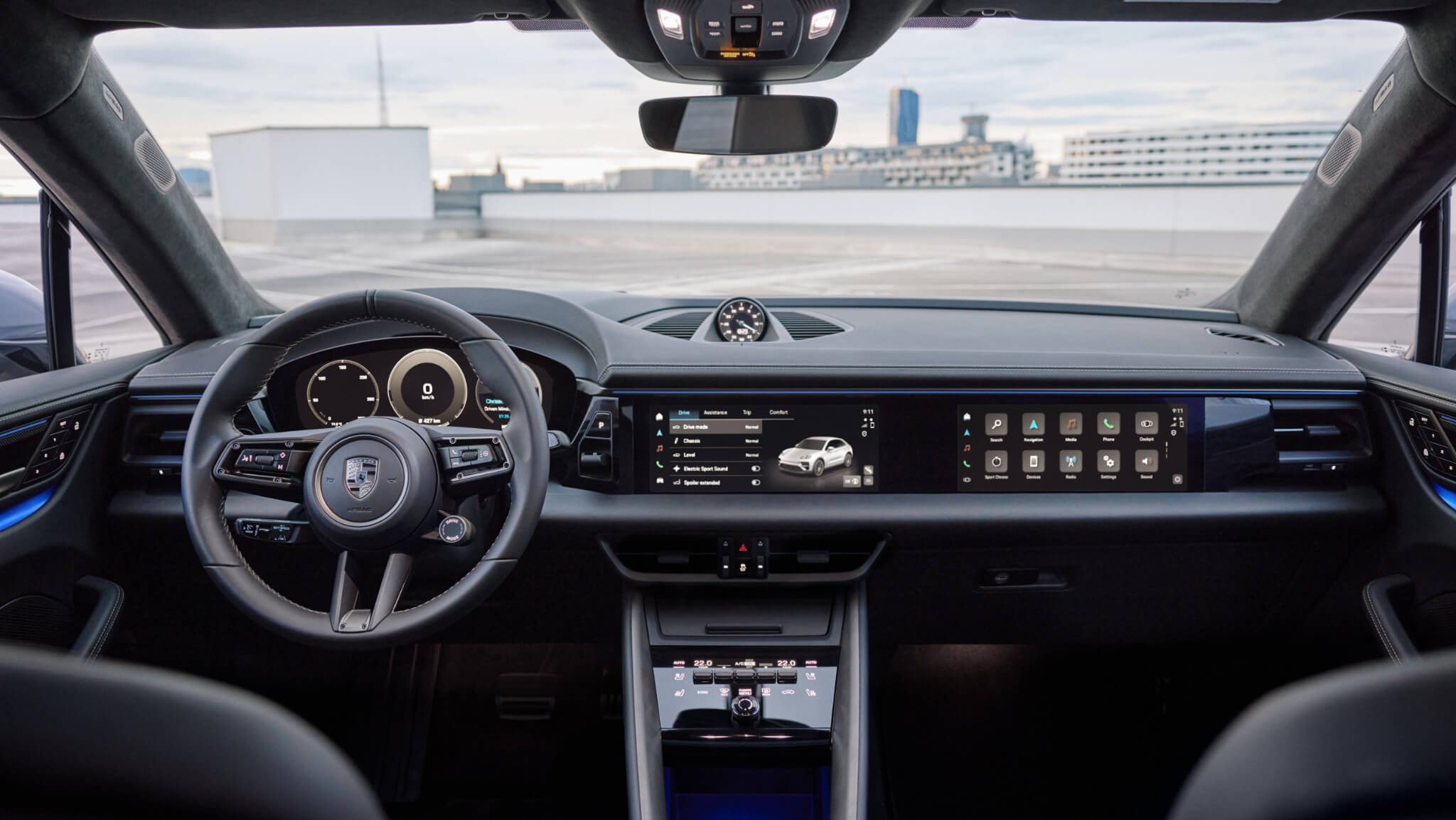 Novo Porsche Macan 2024 interior