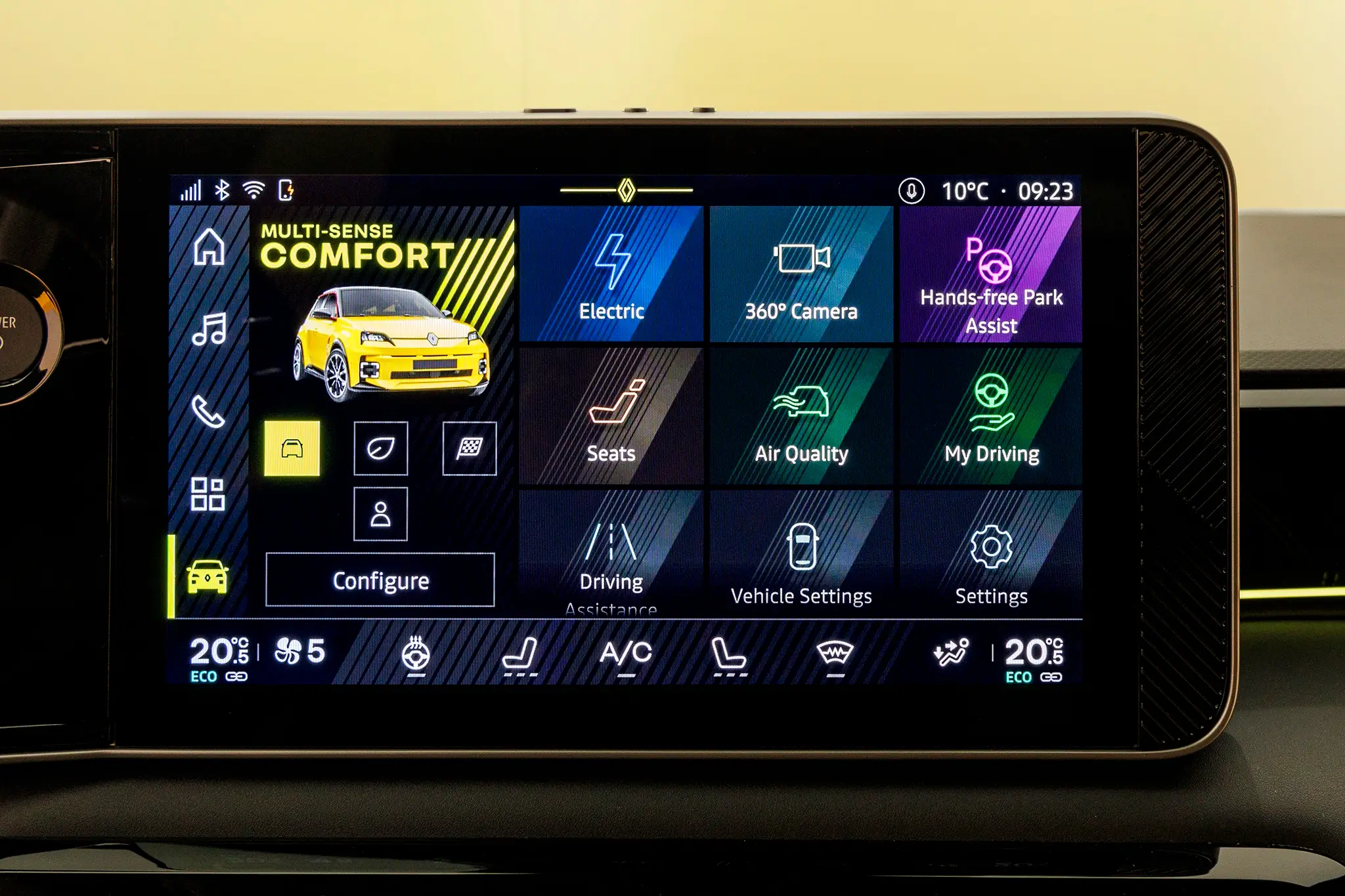 Renault 5 E-Tech - ecrã tátil