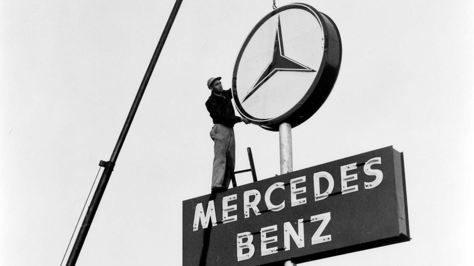A estrela da Mercedes-Benz em Hollywood