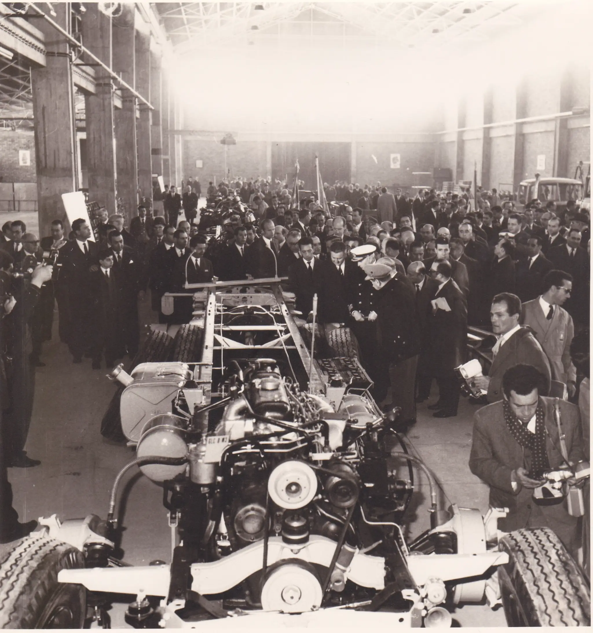 inauguração fábrica do Tramagal 1964