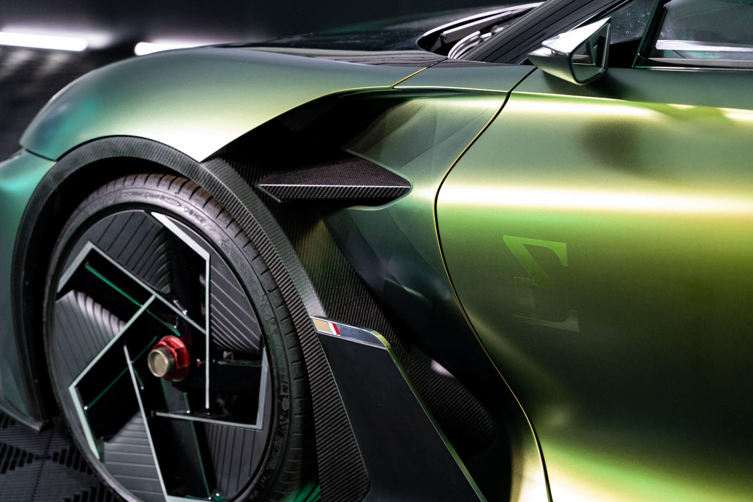 DS E-Tense Performance - saídas de ar laterais