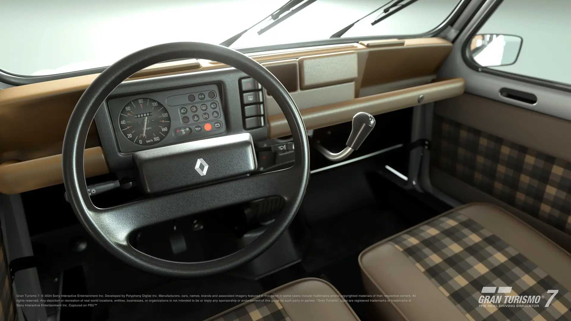 Renault 4 GTL no GT7 - interior