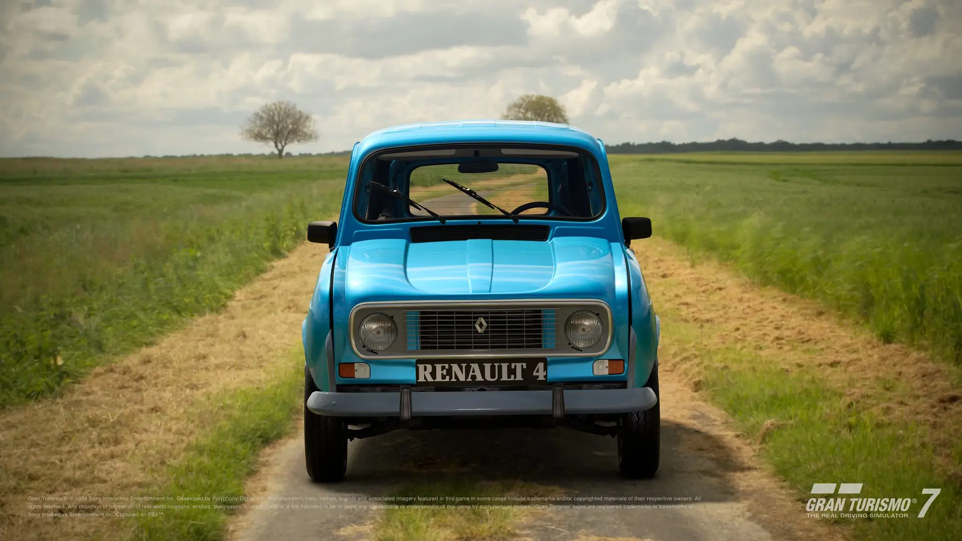 Renault 4 GTL no GT7 - frente