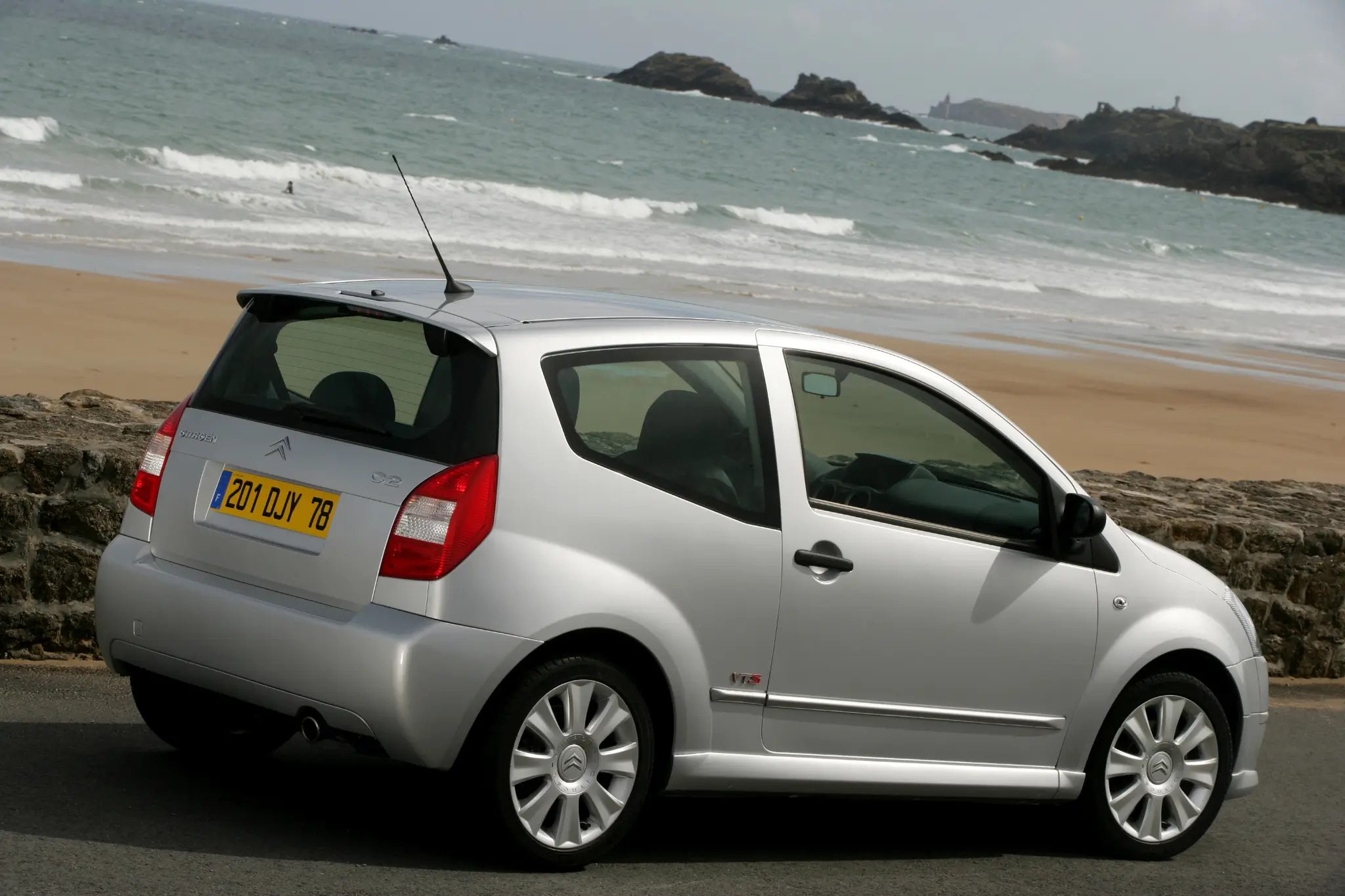 Citroën C2 VTS, traseira 3/4