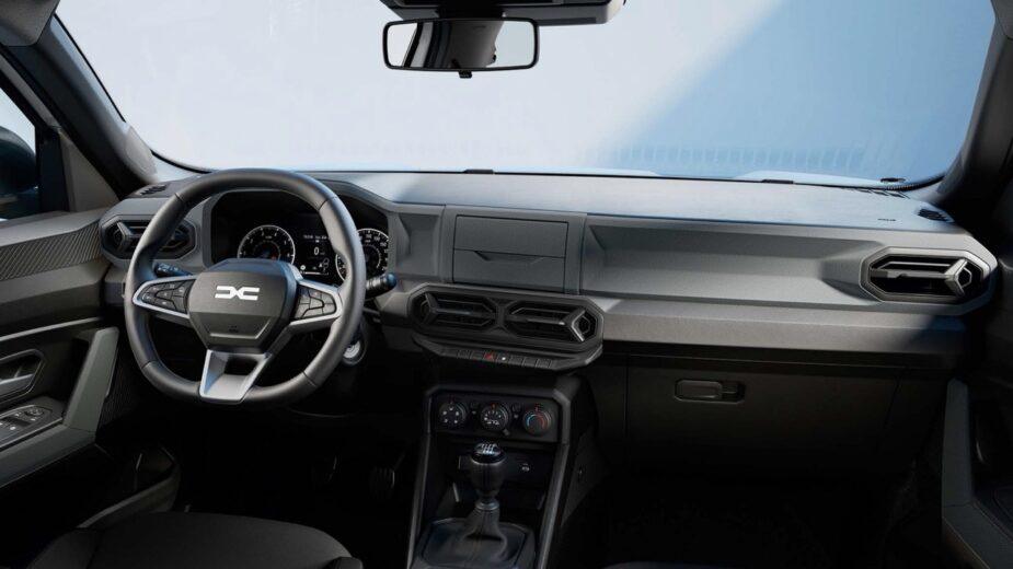 Interior Dacia sem ecrã