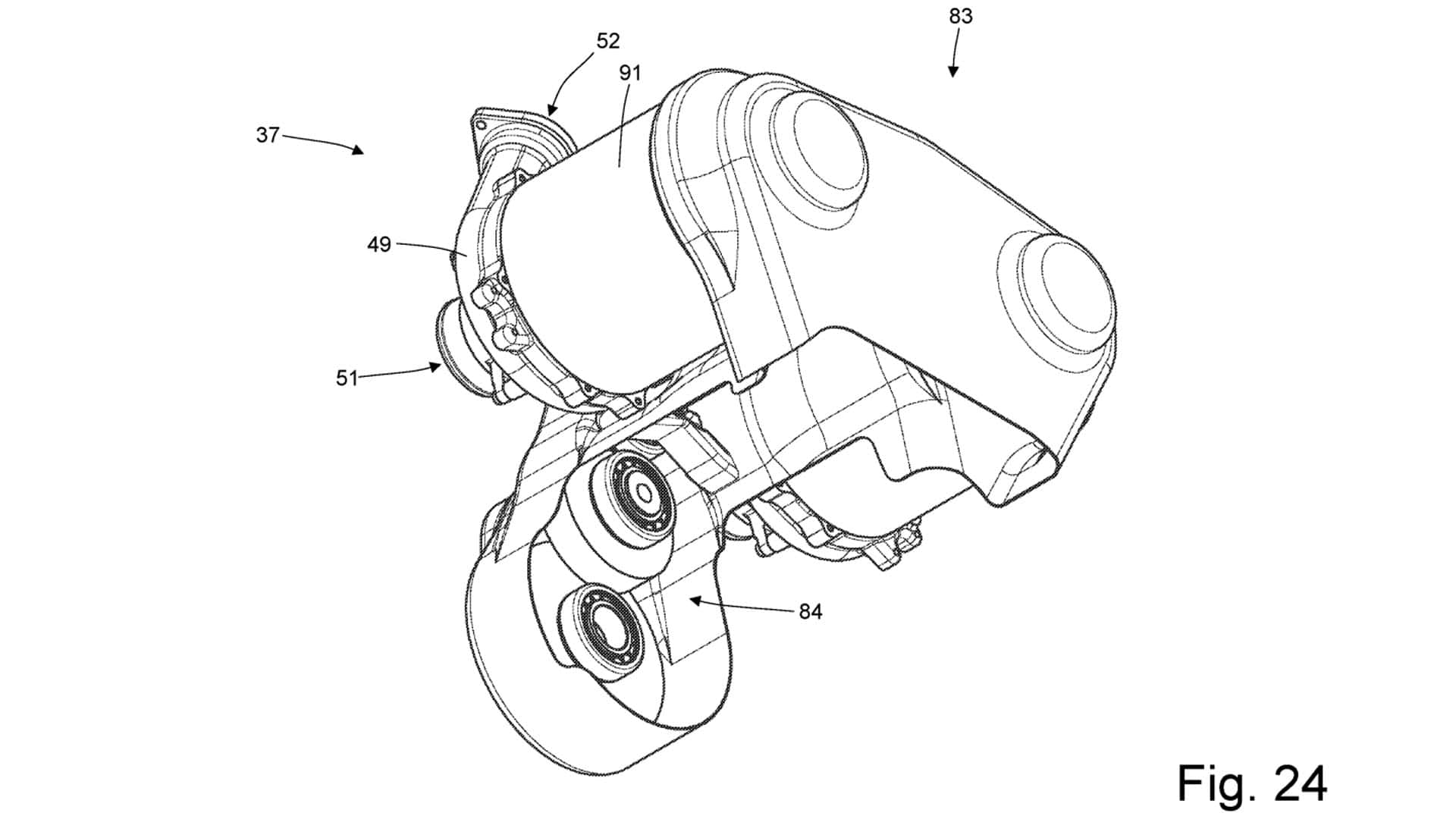 Patente de motor ferrari: sistema tipo MGU-H