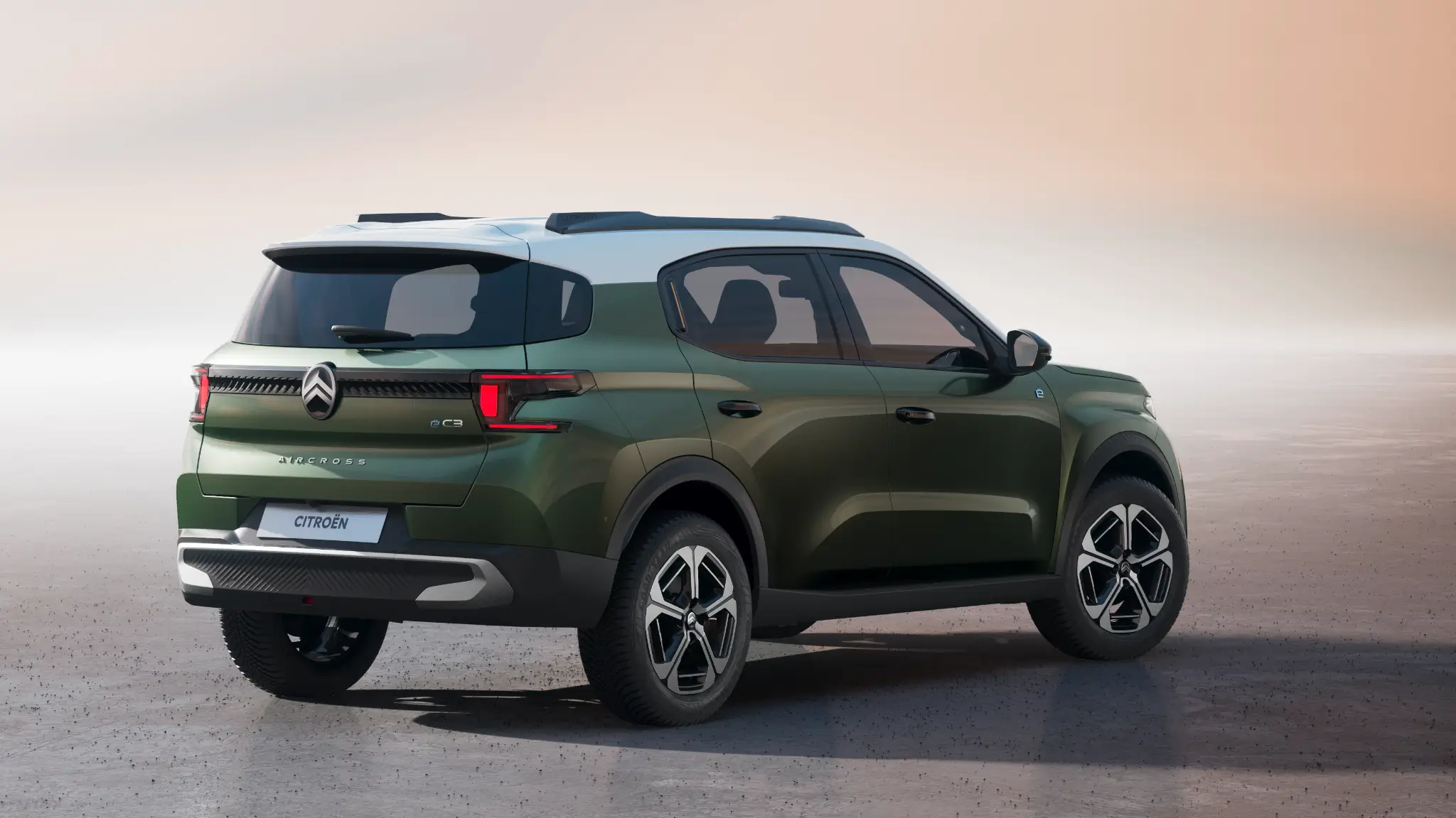 Citroën C3 Aircross traseira 3/4