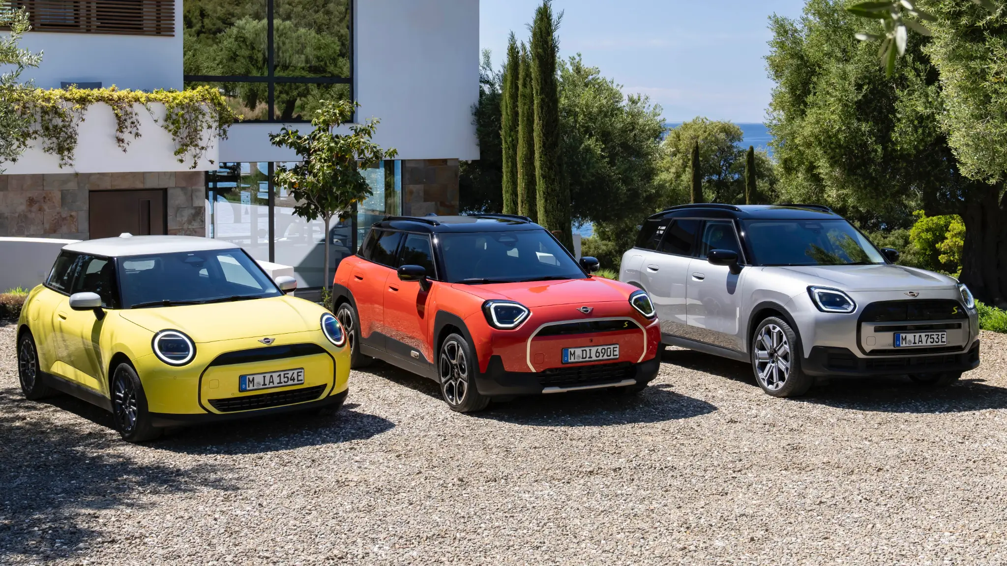 MINI Aceman, MINI Cooper e MINI Countryman