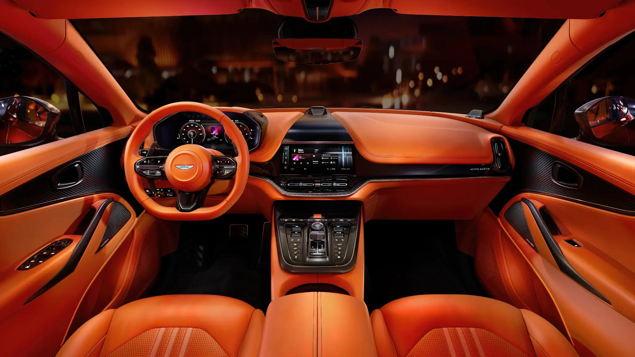 cockpit Aston Martin DBX707