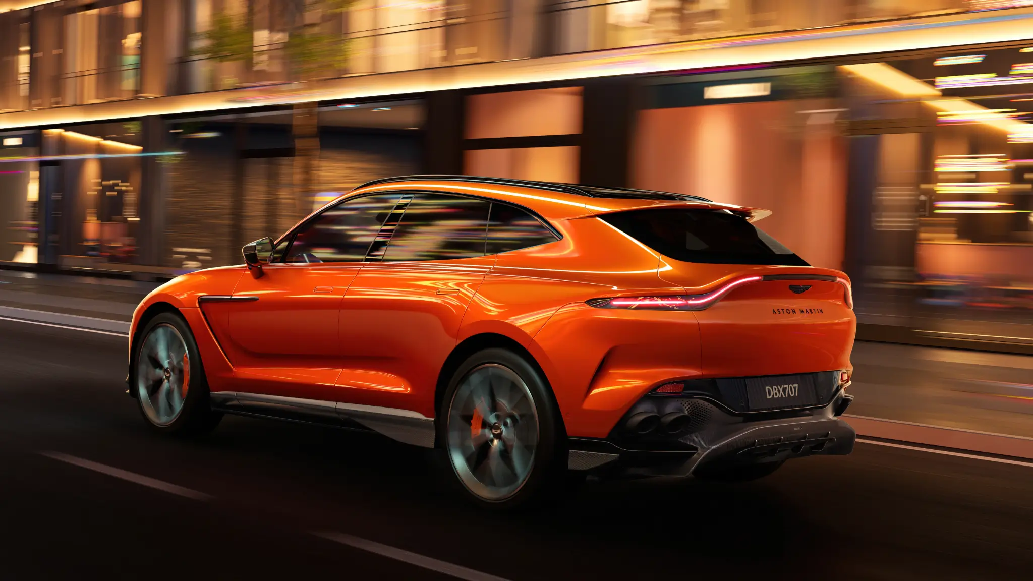 Aston Martin DBX707 traseira