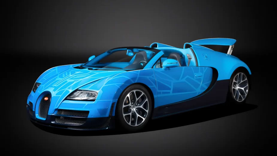 Bugatti Veyron Grand Sport Vitesse Transformers - 3/4 de frente