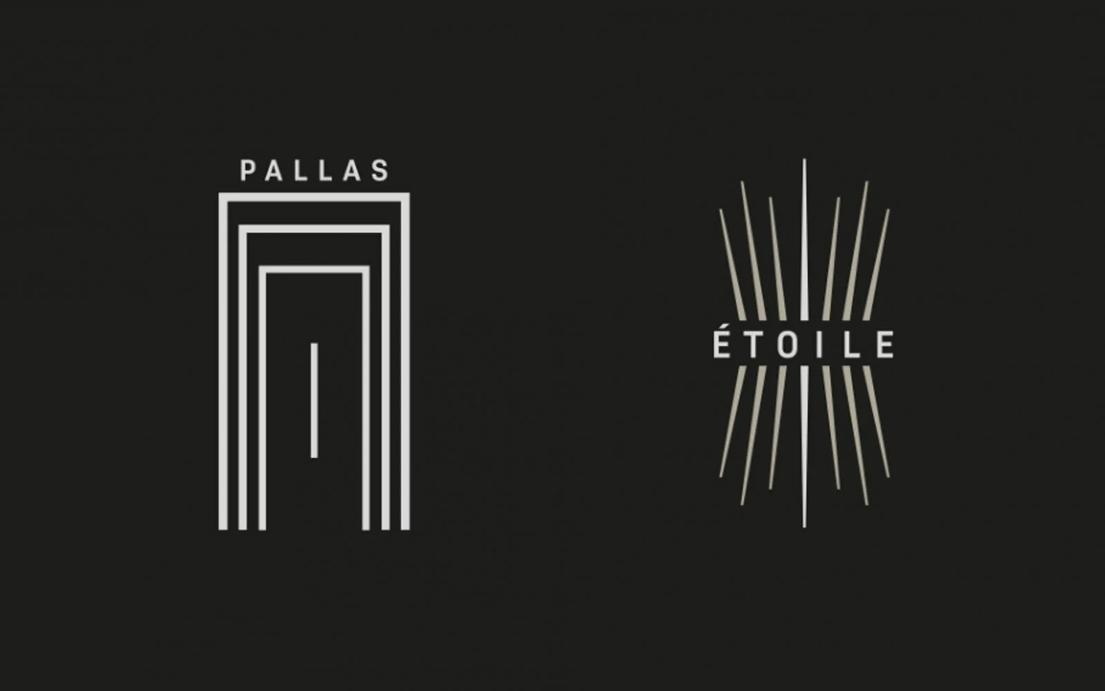 Logótipos Pallas e Etoile
