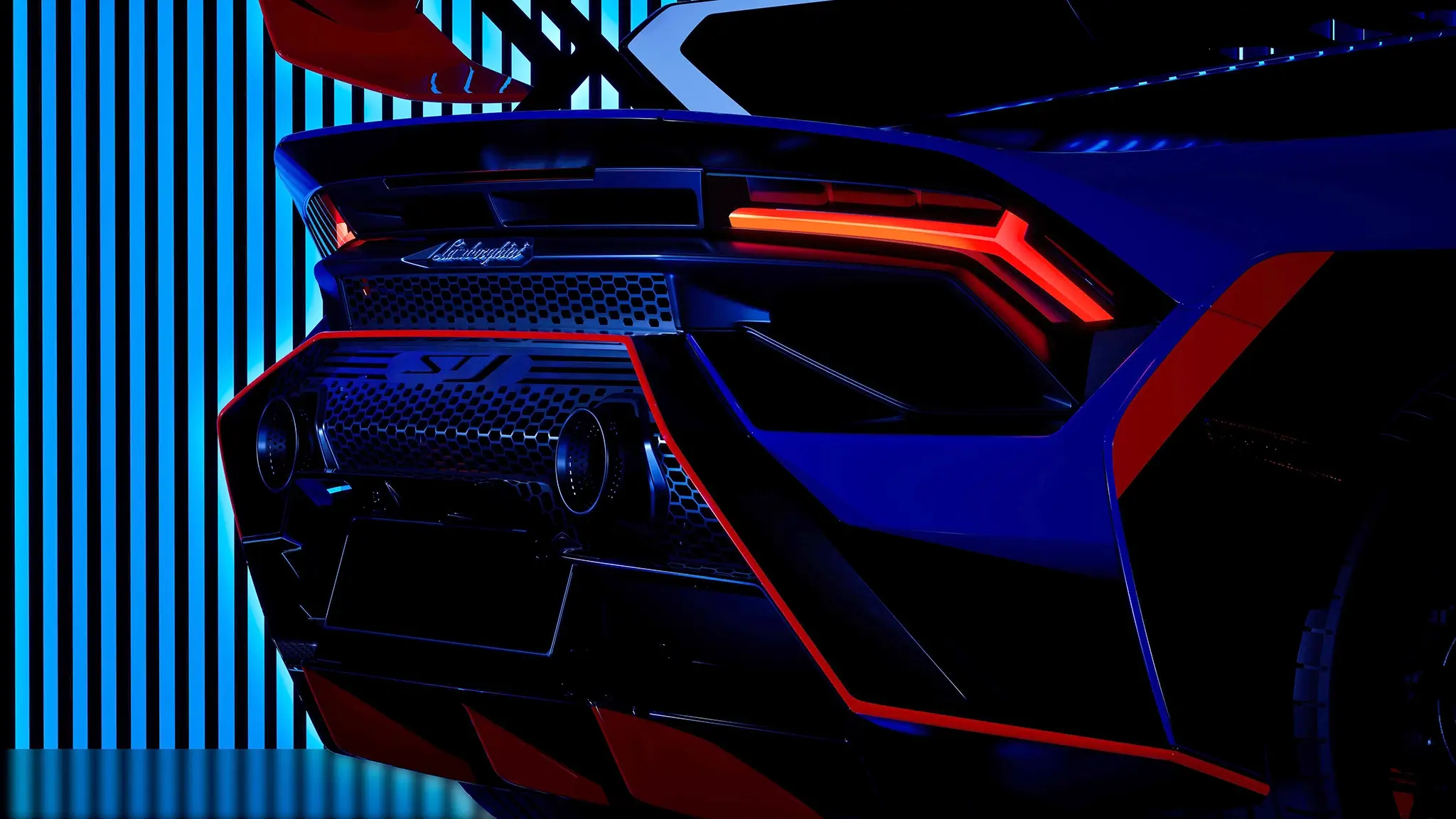 Lamborghini Huracán STJ - detalhe da traseira