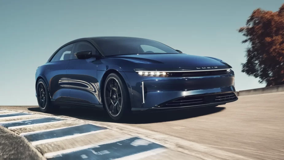 Lucid Air Sapphire - 3/4 de frente