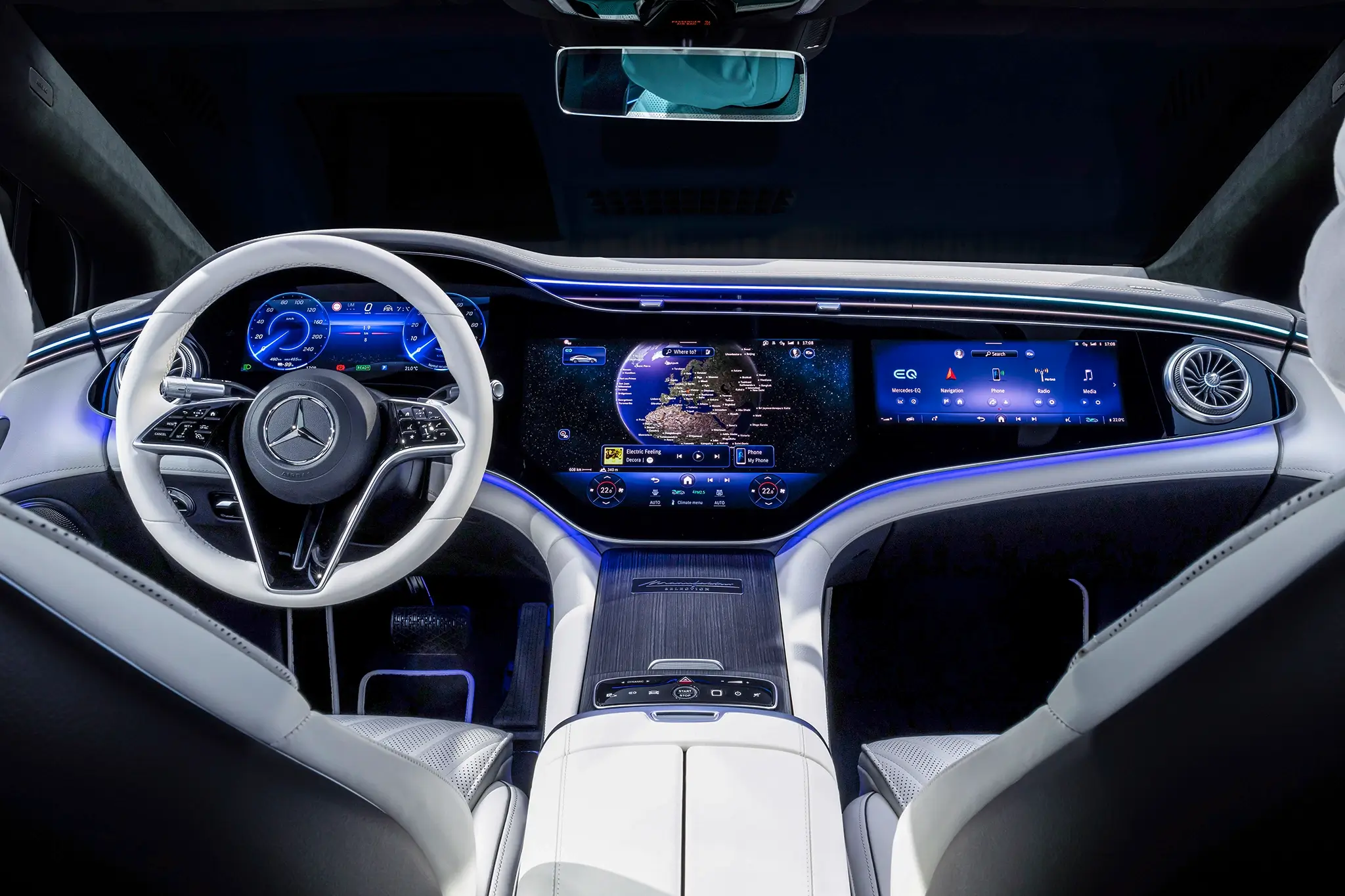 Mercedes EQS 2024 - interior