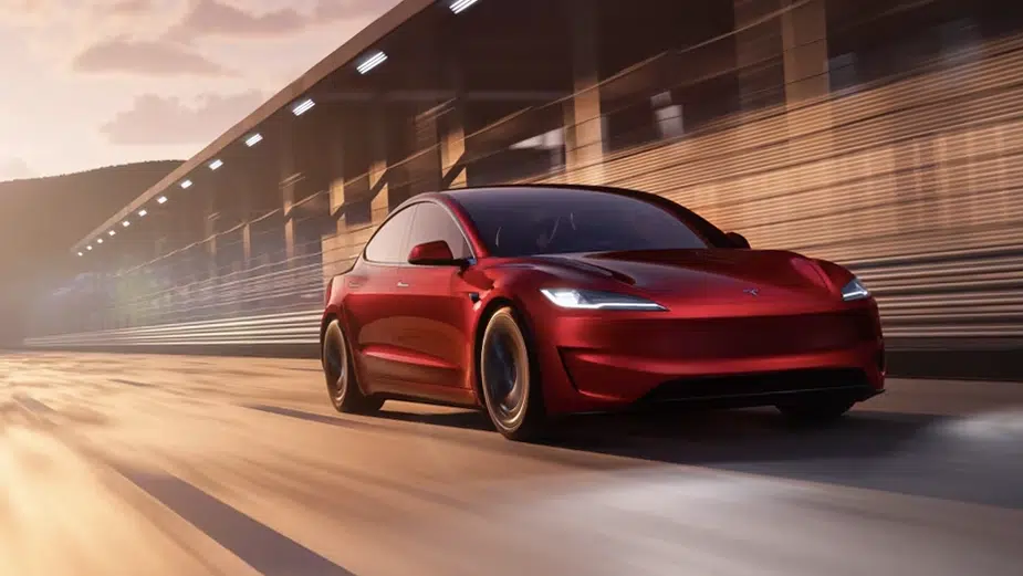 Tesla Model 3 Performance - 3/4 de frente
