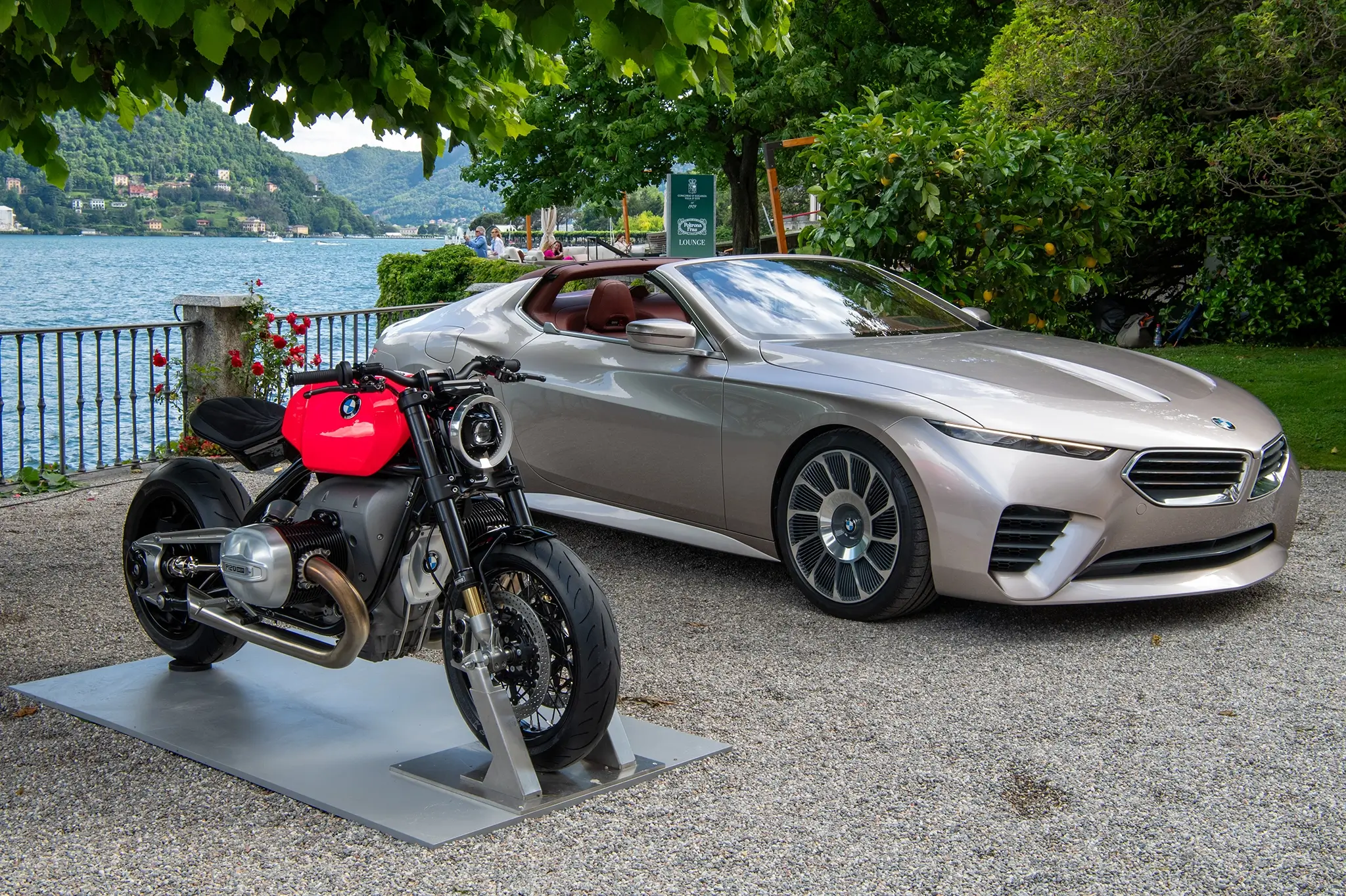 BMW R20 e BMW Skytop em Villa d'Este